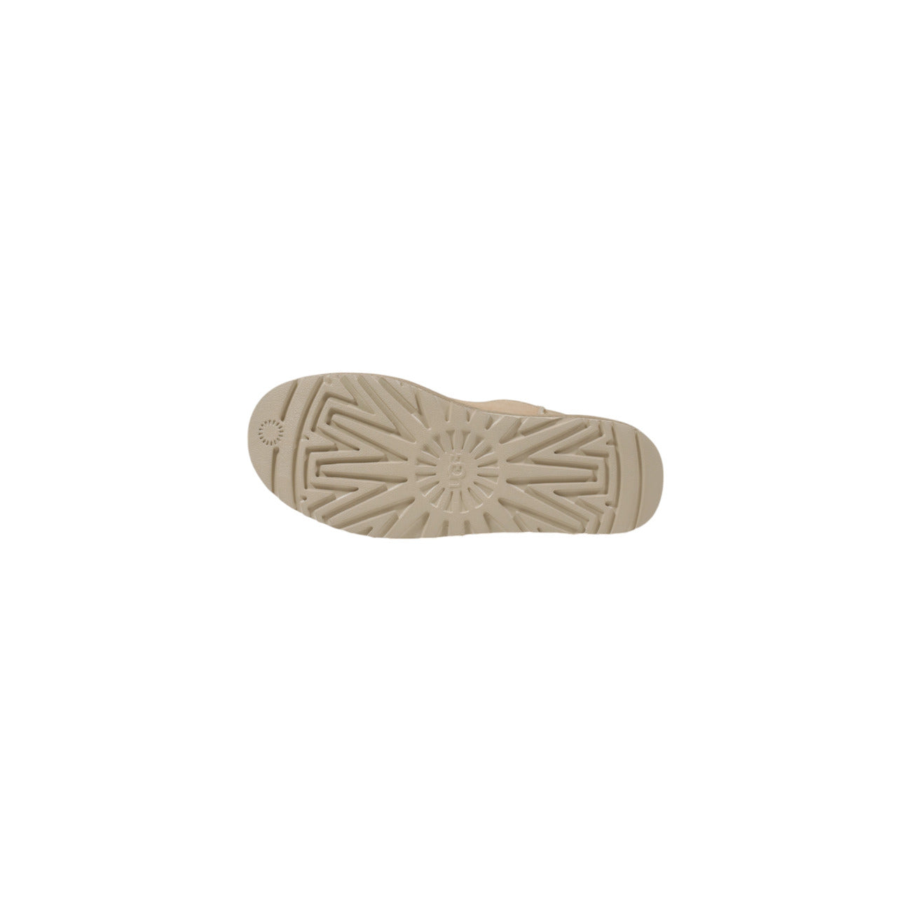 UGG Enkellaarsjes Dames Beige Leer
