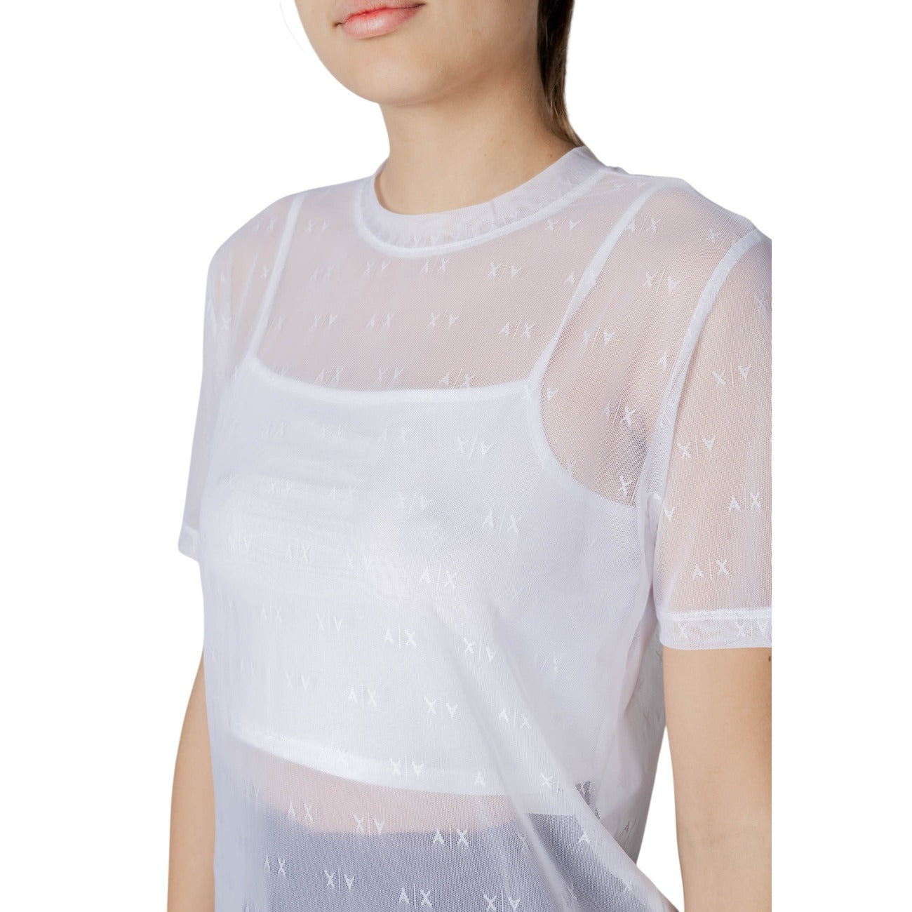 Armani Exchange T-shirt Dames Wit