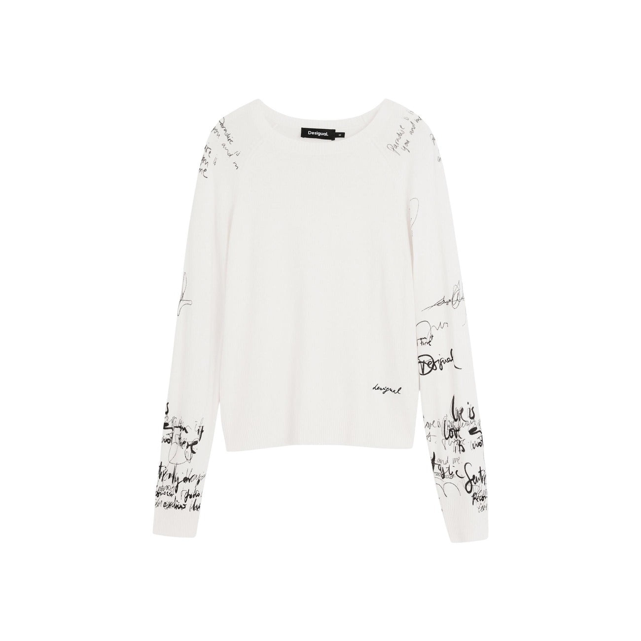Desigual Print Trui Dames Beige