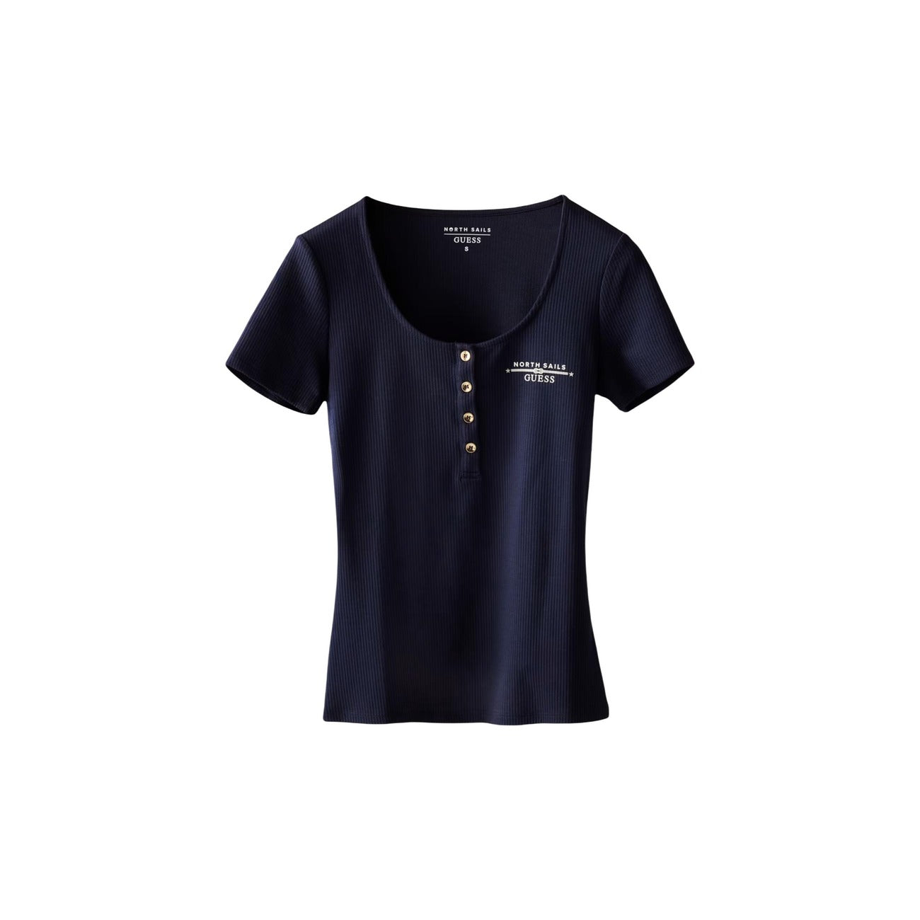 Guess T-shirt Dames Blauw