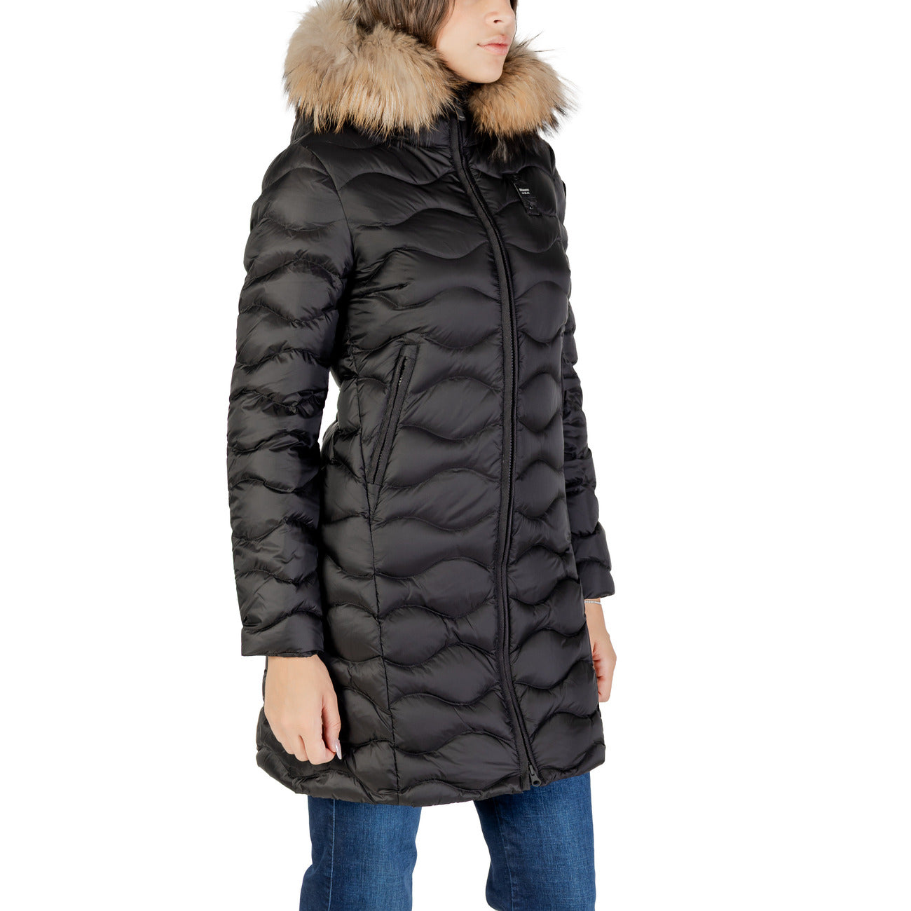 Blauer Windjack Dames Zwart