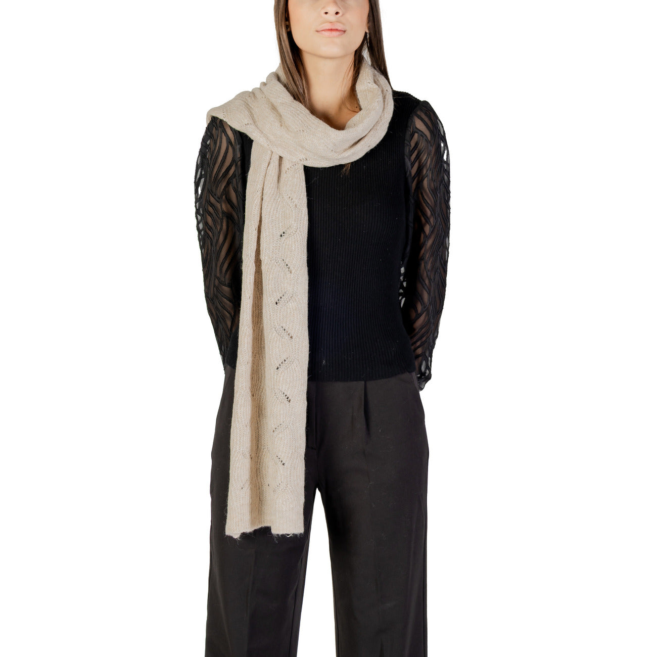 Only Sjaal Dames Beige