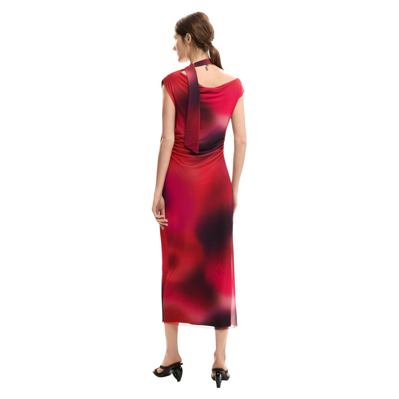 Desigual Mouwloze Jurk Dames Fuchsia