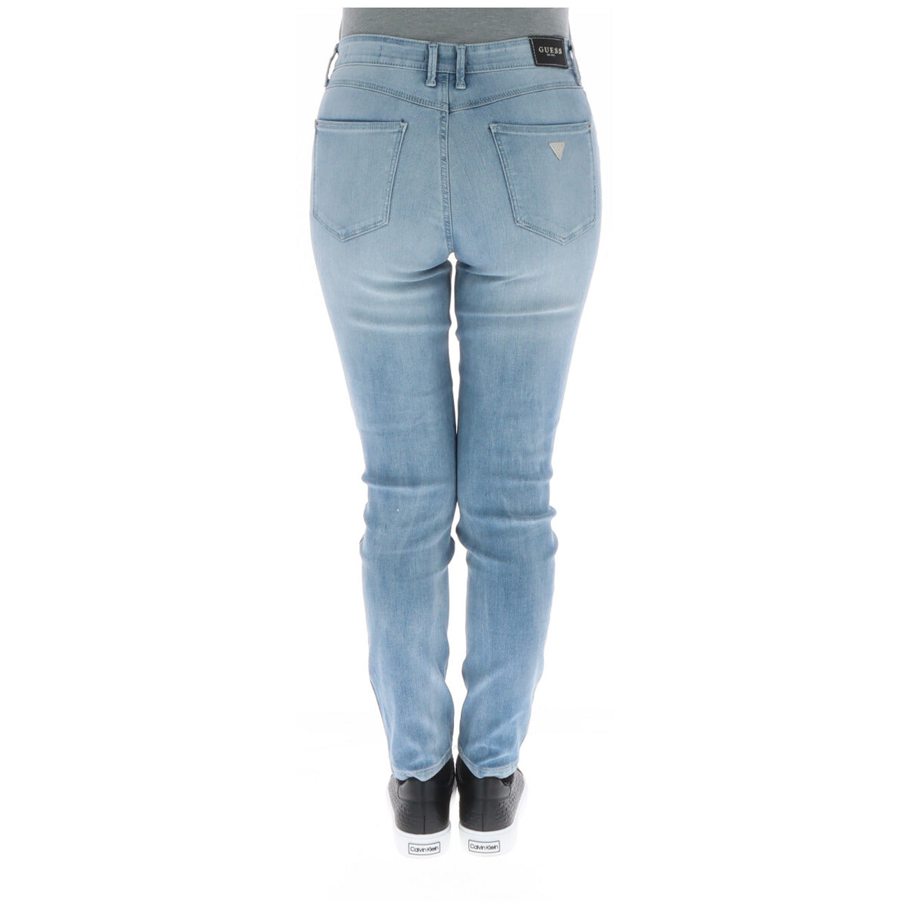 Guess Gesleten Jeans Dames Lichtblauw