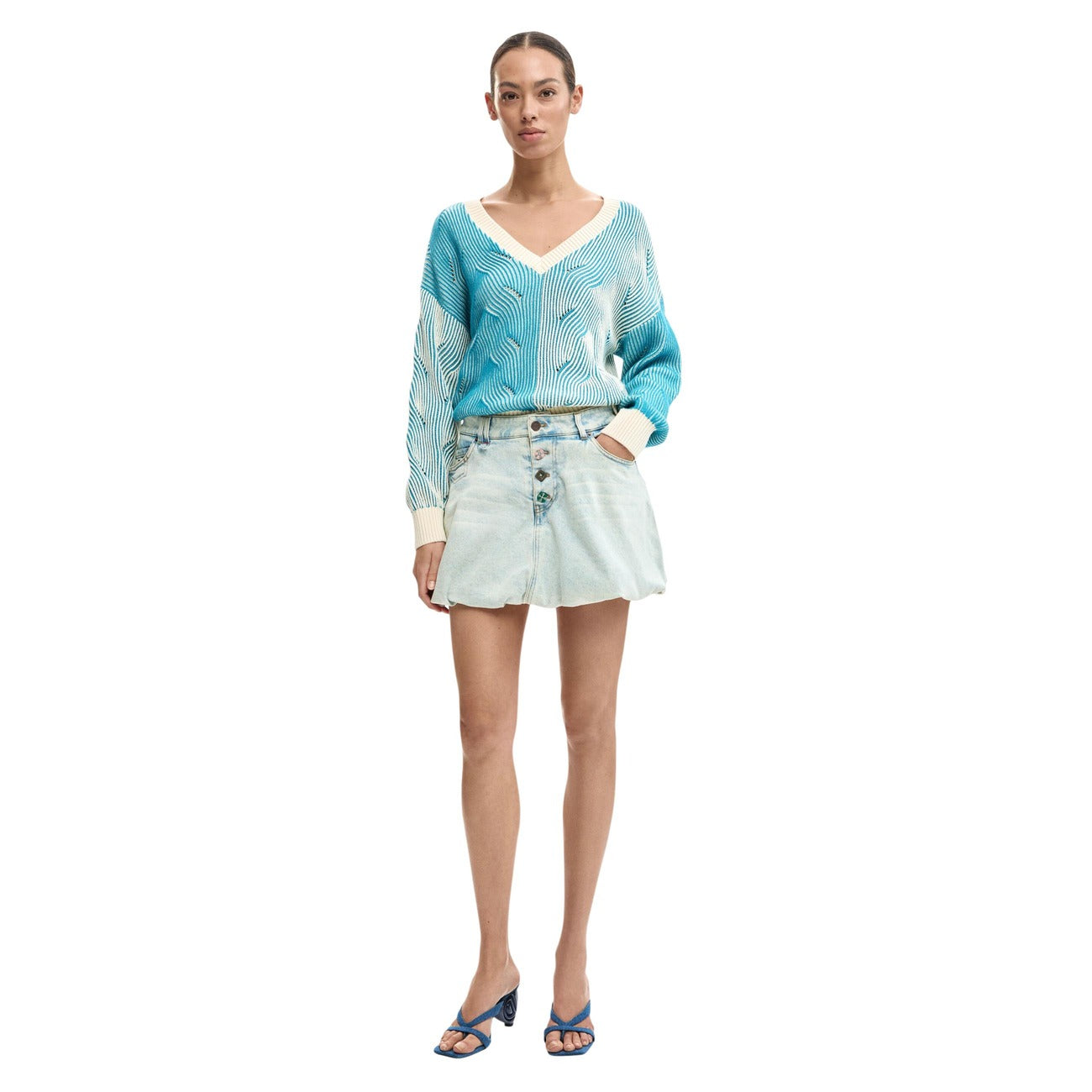 Desigual Rok Dames Lichtblauw