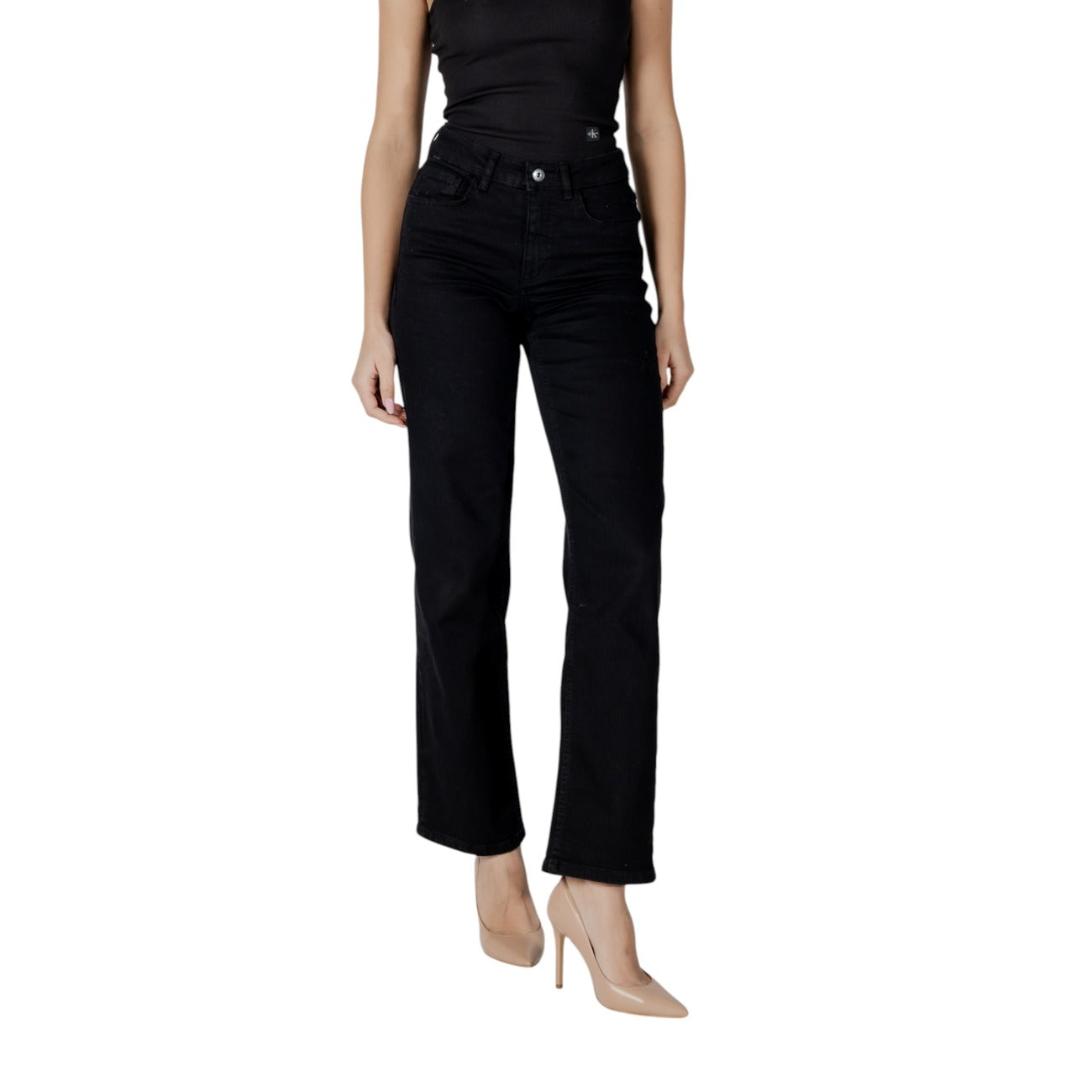 Ichi Jeans Dames Zwart
