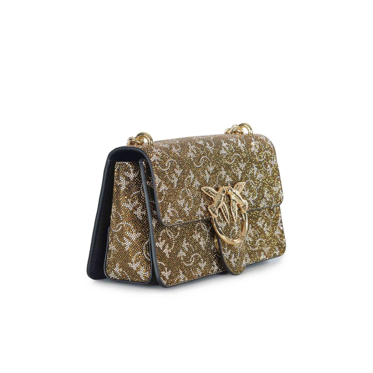 Pinko Schoudertas Dames Bruin