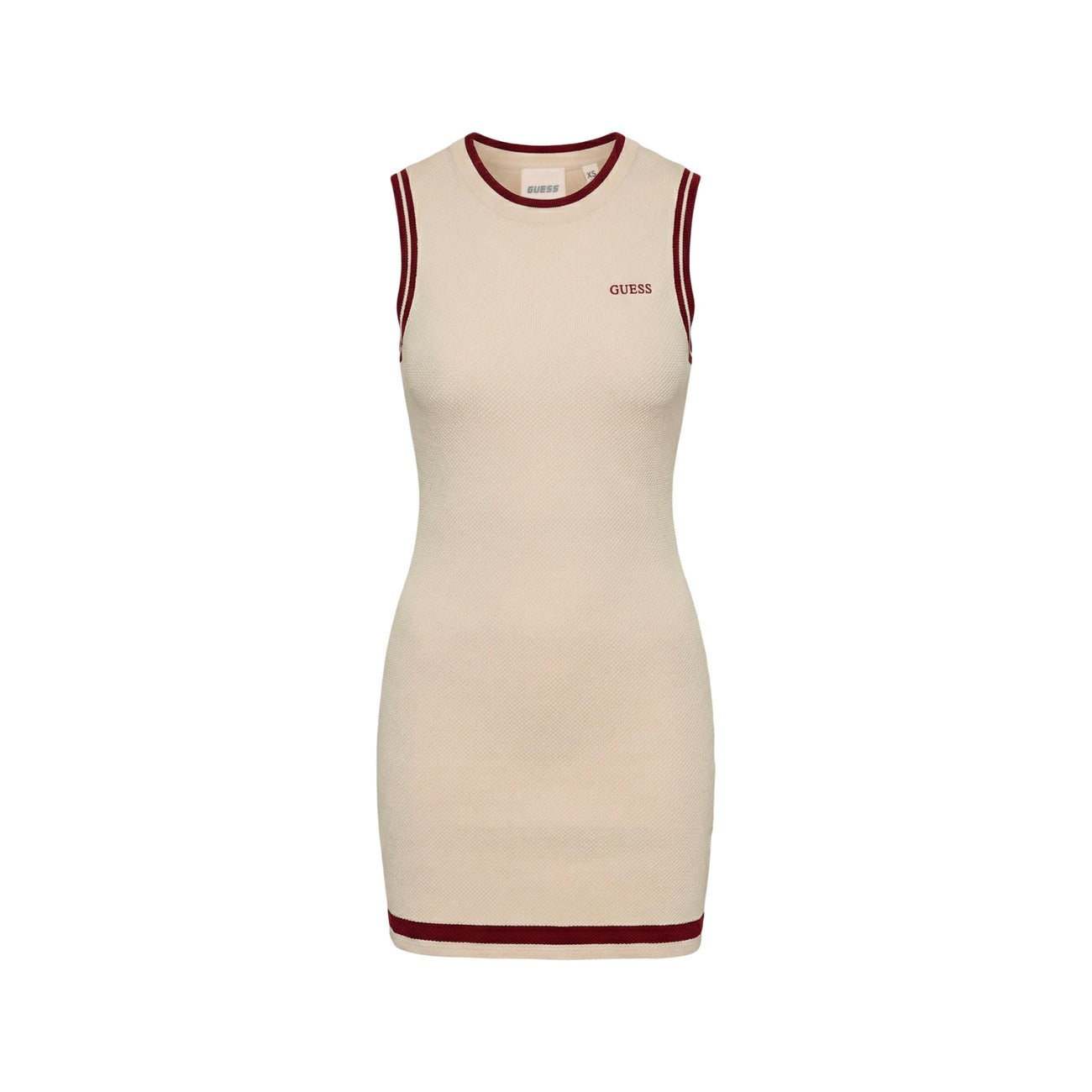 Guess Mouwloze Jurk Dames Beige