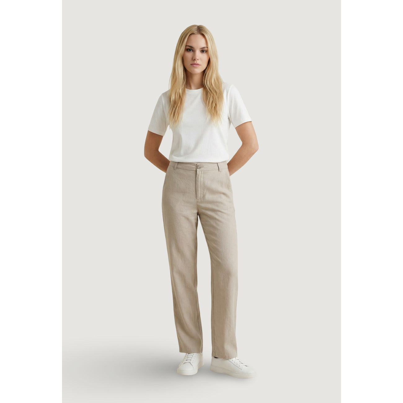 Only Broek Dames Beige