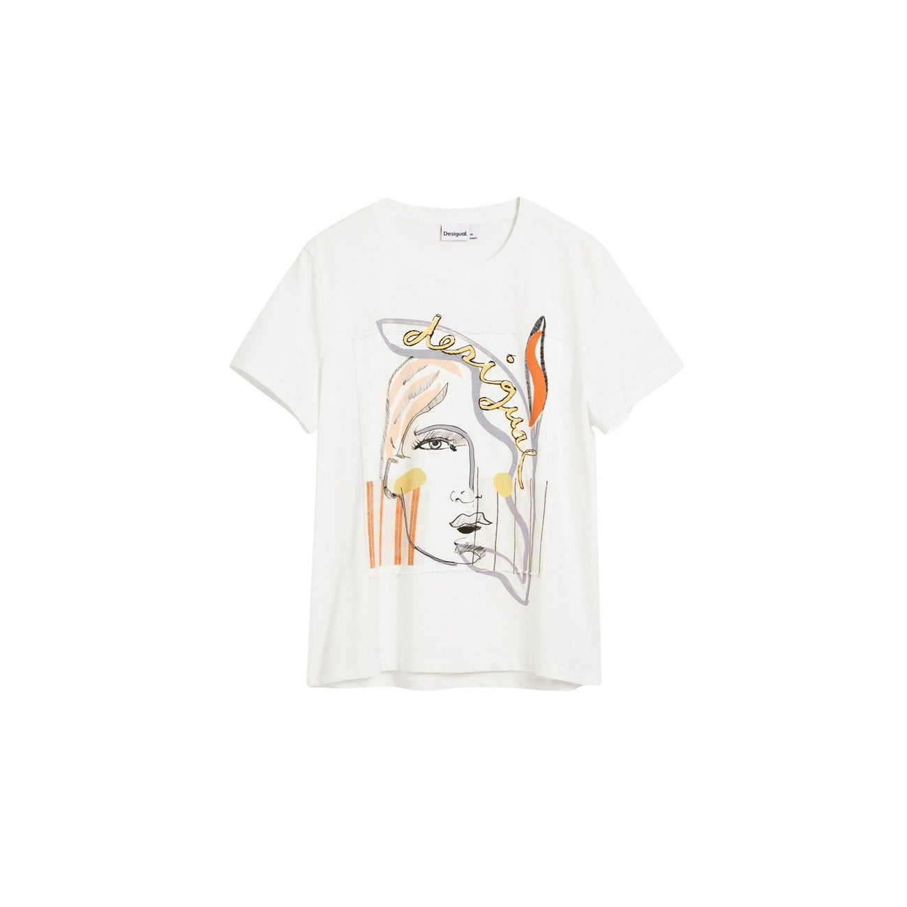 Desigual T-shirt Dames Wit