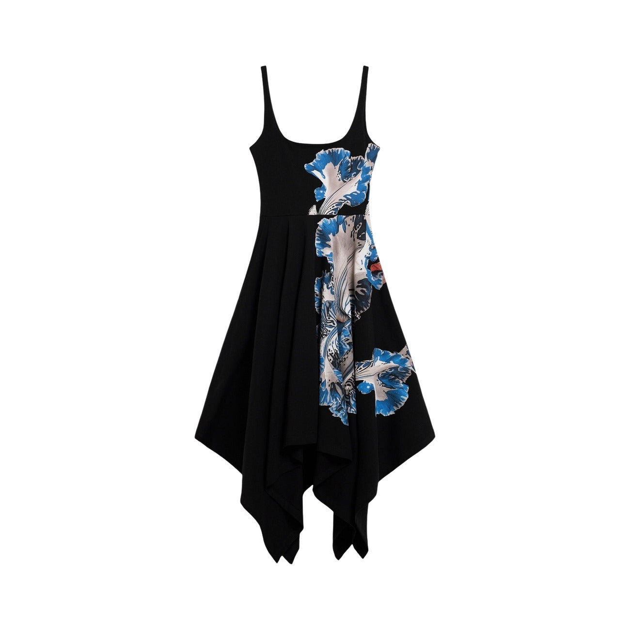 Desigual Epaullet Bloemenjurk Dames Zwart