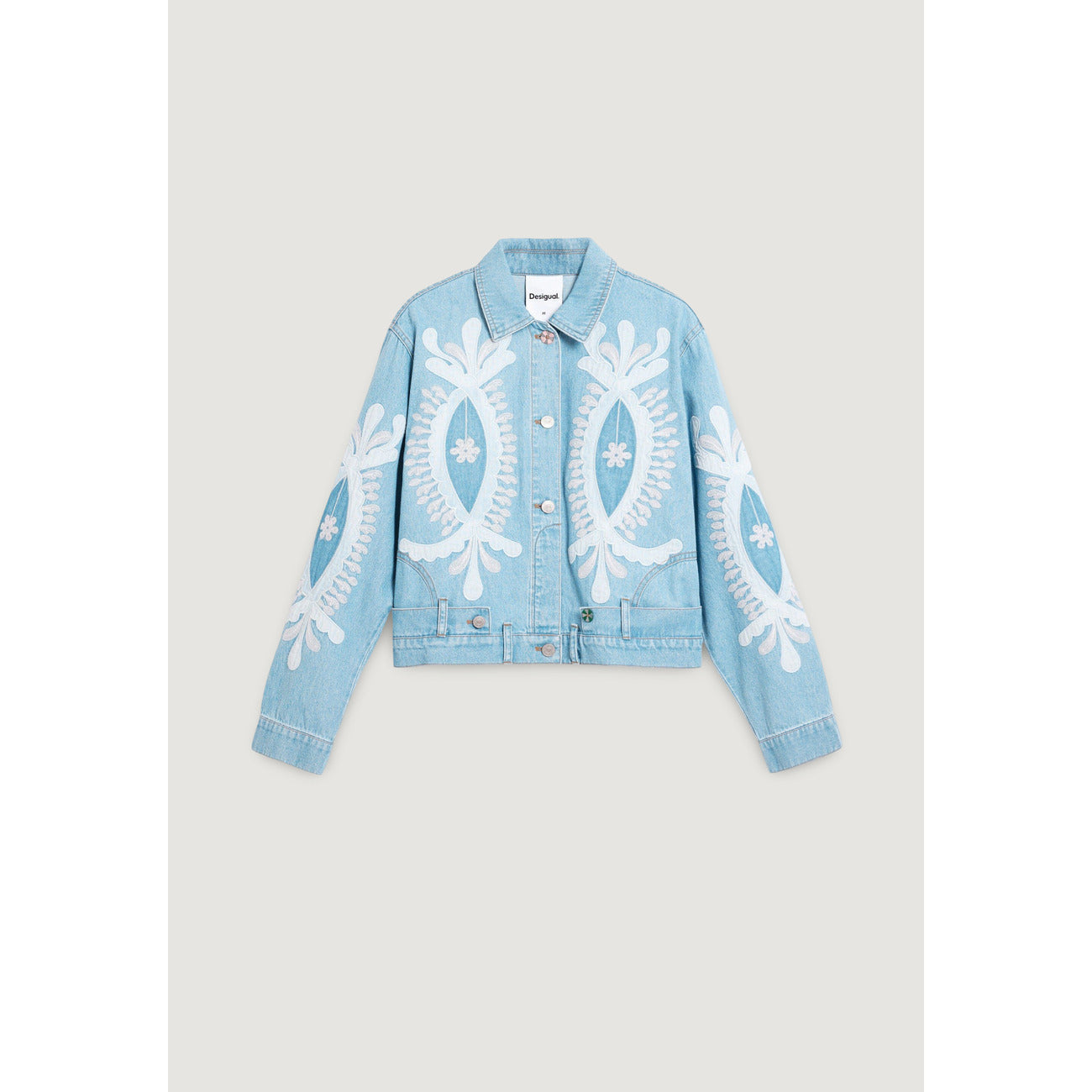 Desigual Print Jack Dames Lichtblauw