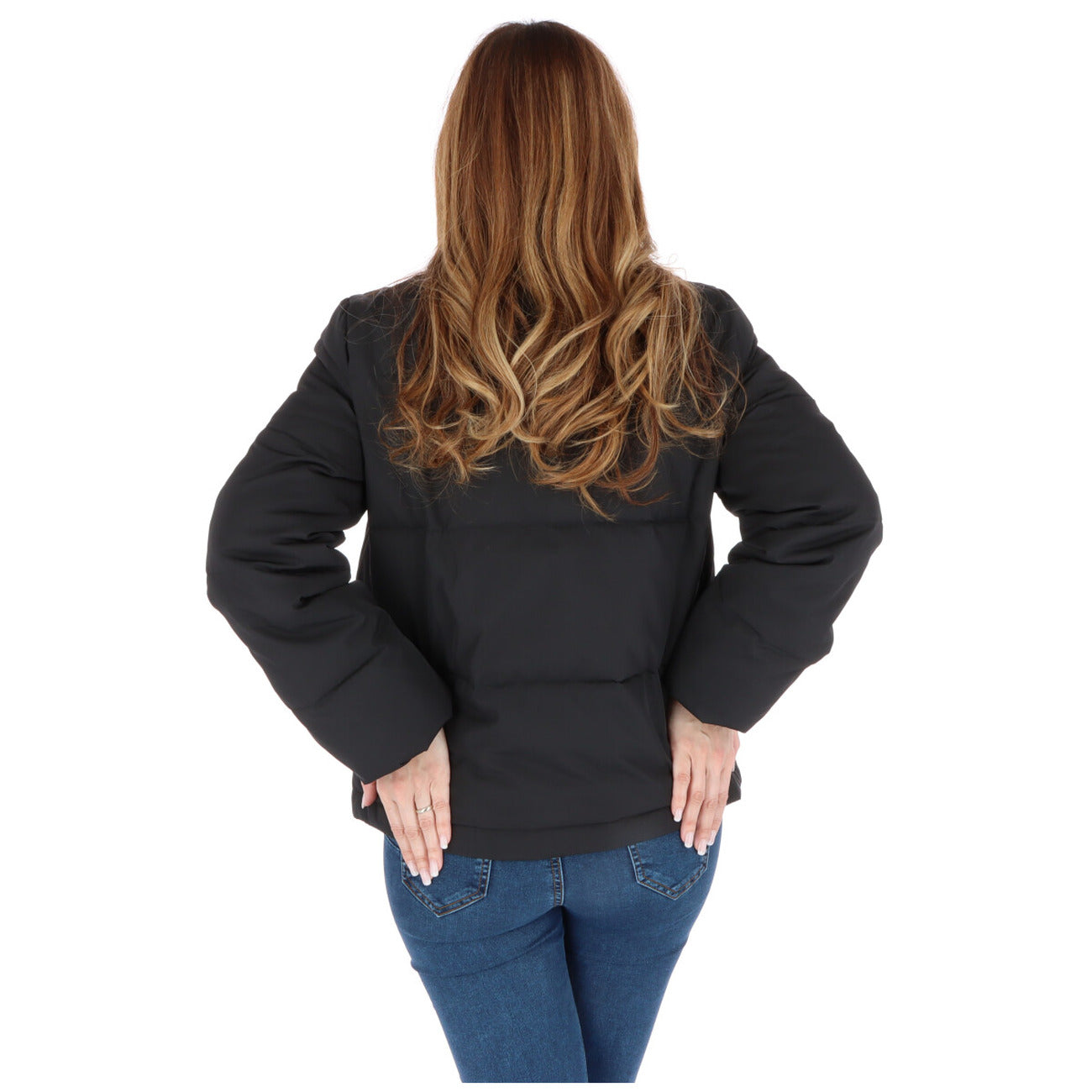 Love Moschino Windjack Dames Zwart – Print & Ritszakken