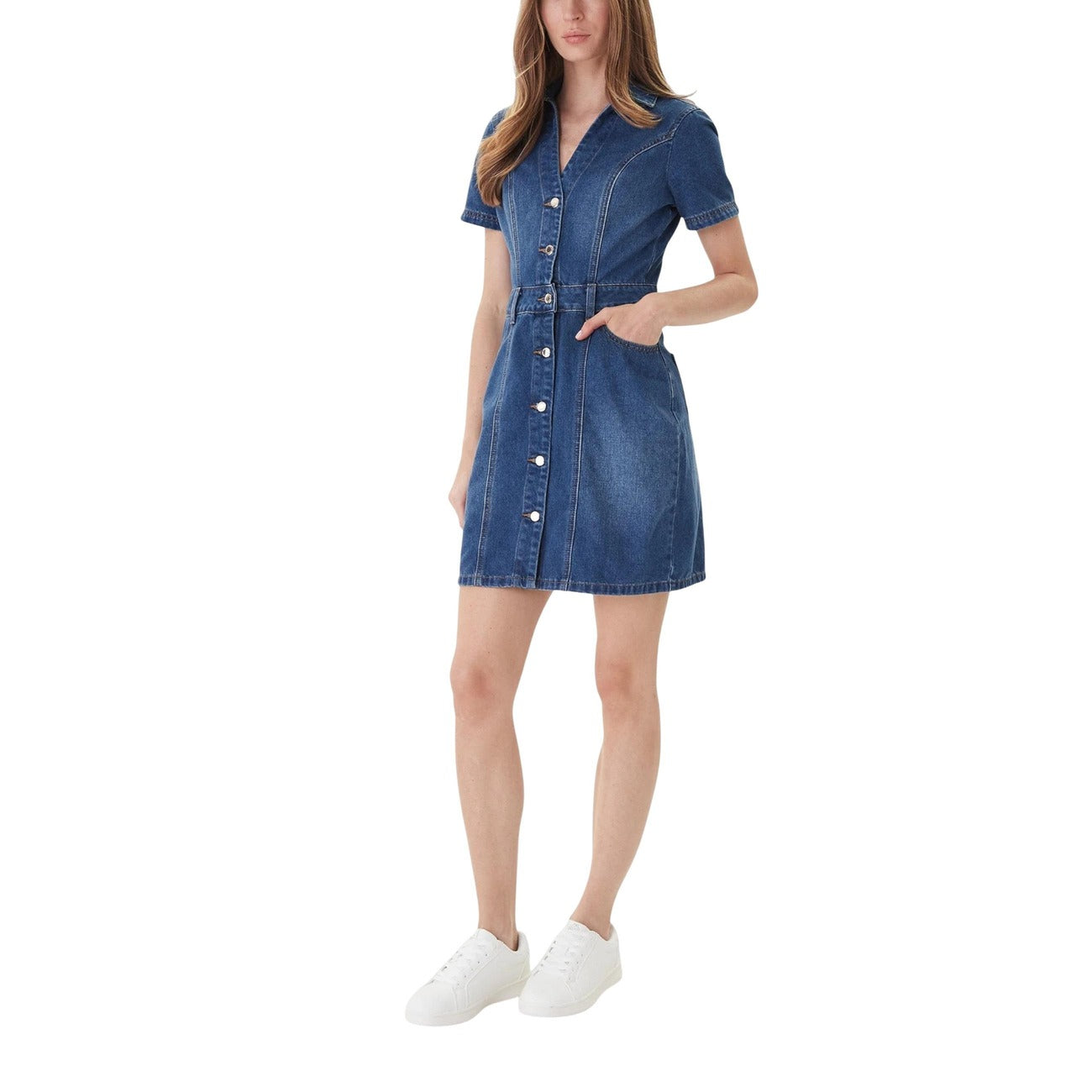 Morgan De Toi Jurk Dames Lichtblauw