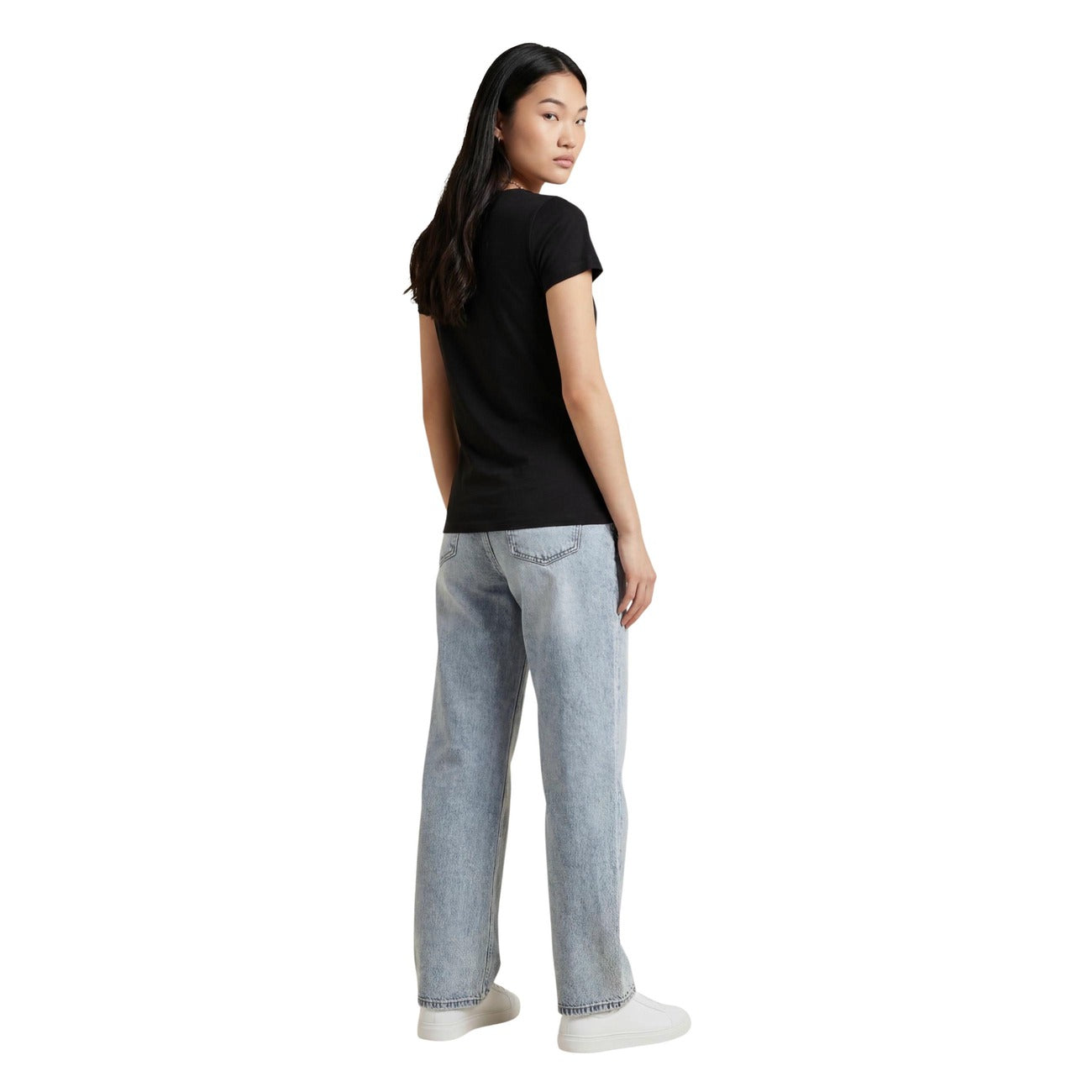 EA7 T-shirt Dames Zwart