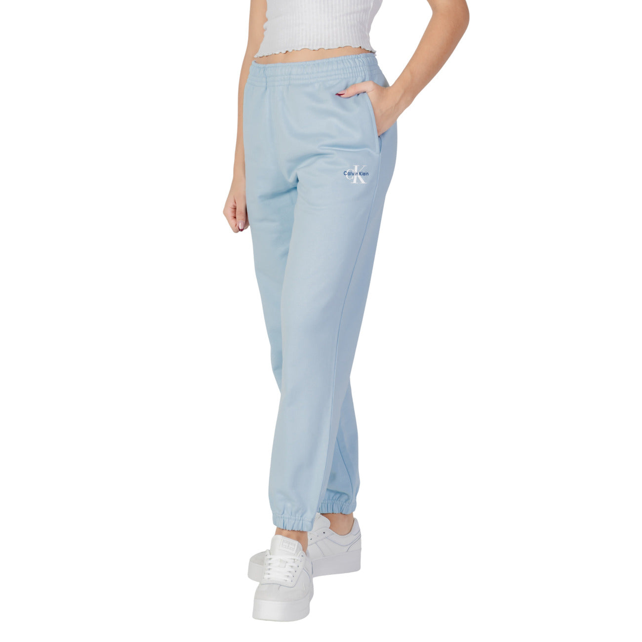 Calvin Klein Jeans Broek Dames Lichtblauw