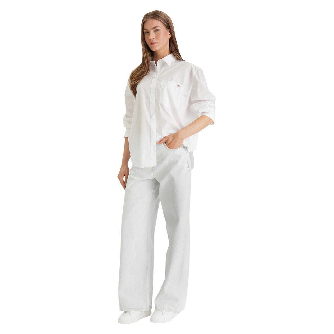 Calvin Klein Jeans Blouse Dames Wit