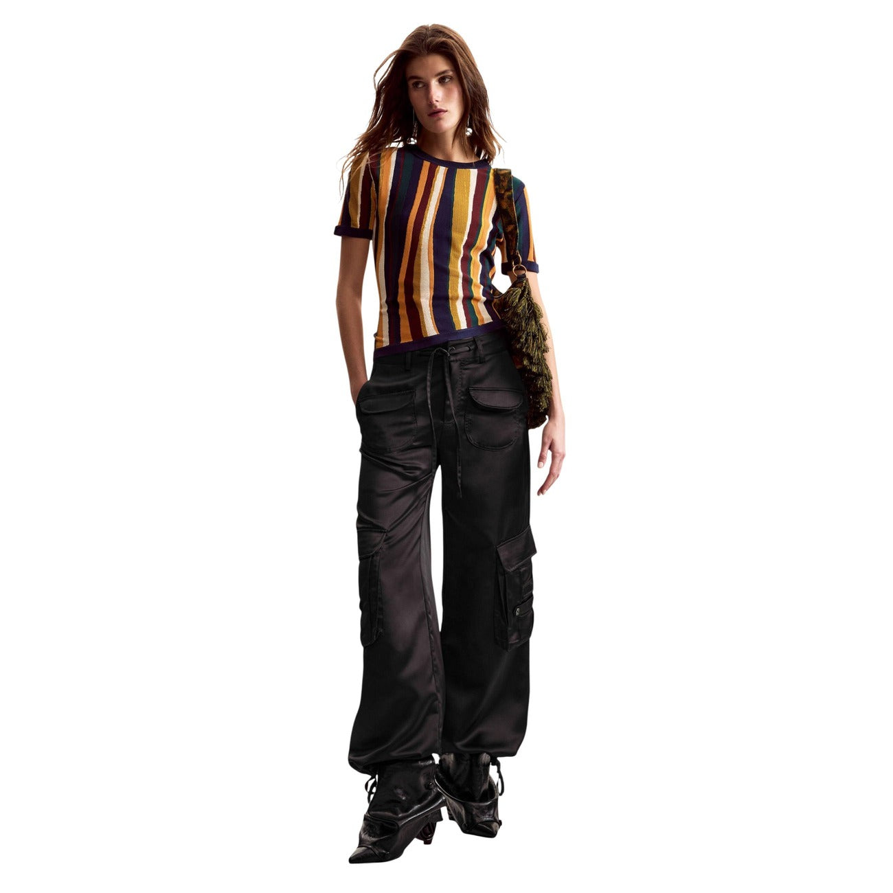 Desigual T-shirt Dames Mosterd