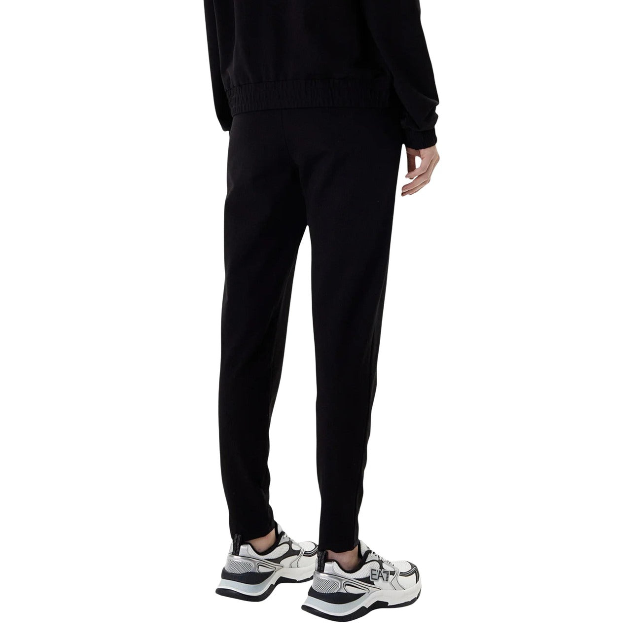 EA7 Emporio Armani Print Jumpsuit Dames Zwart