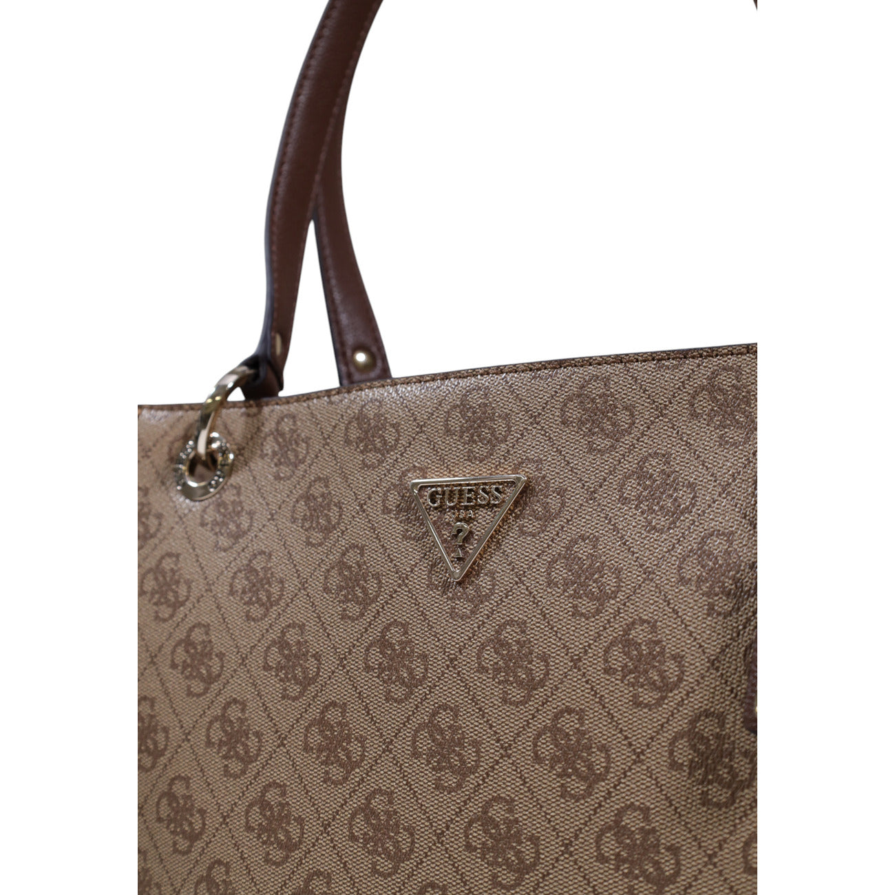 Guess Print Handtas Dames Bruin