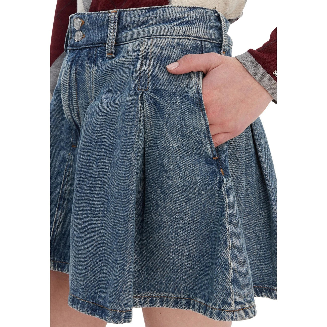 Tommy Hilfiger Jeans Rok Dames Blauw