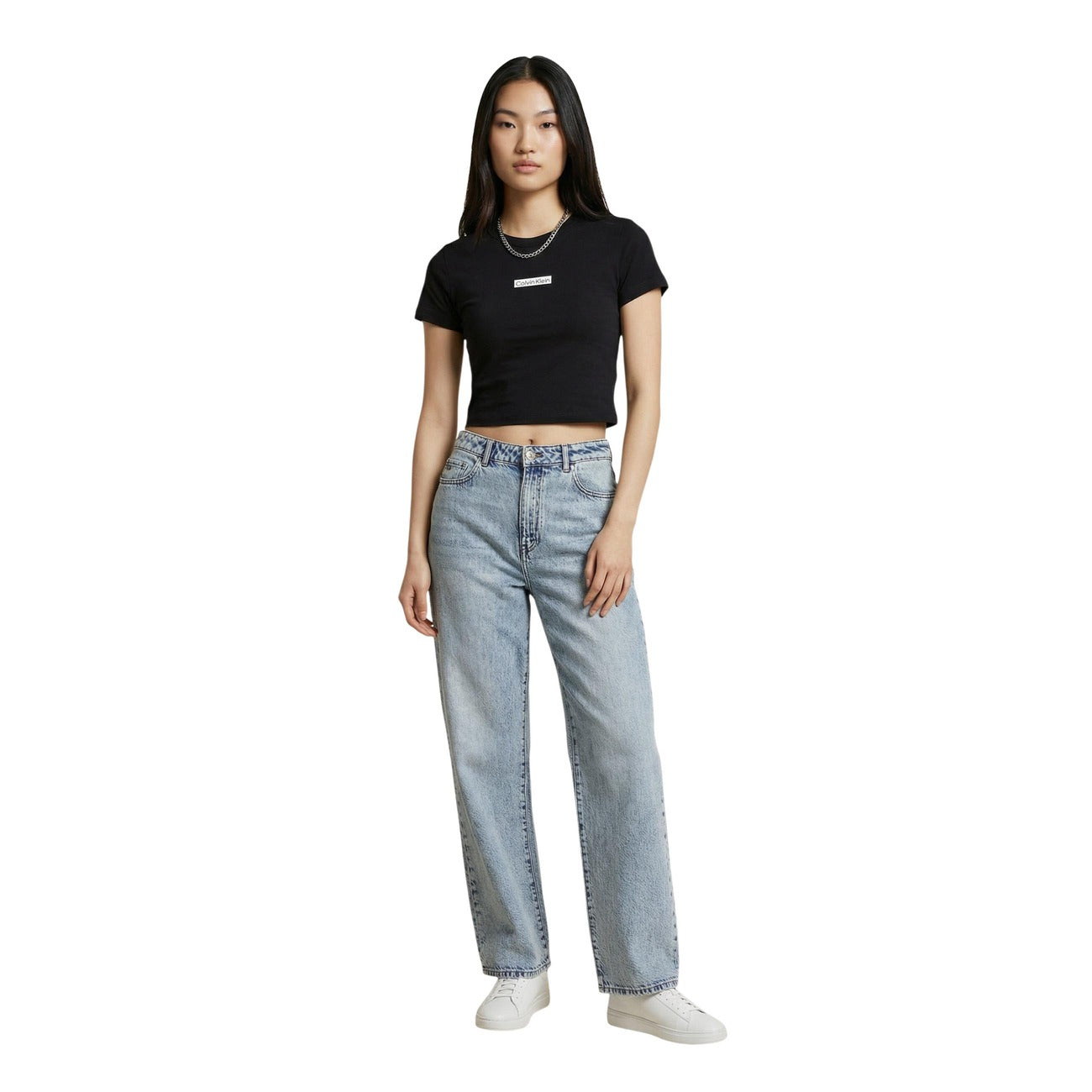 Calvin Klein Jeans T-shirt Dames Zwart