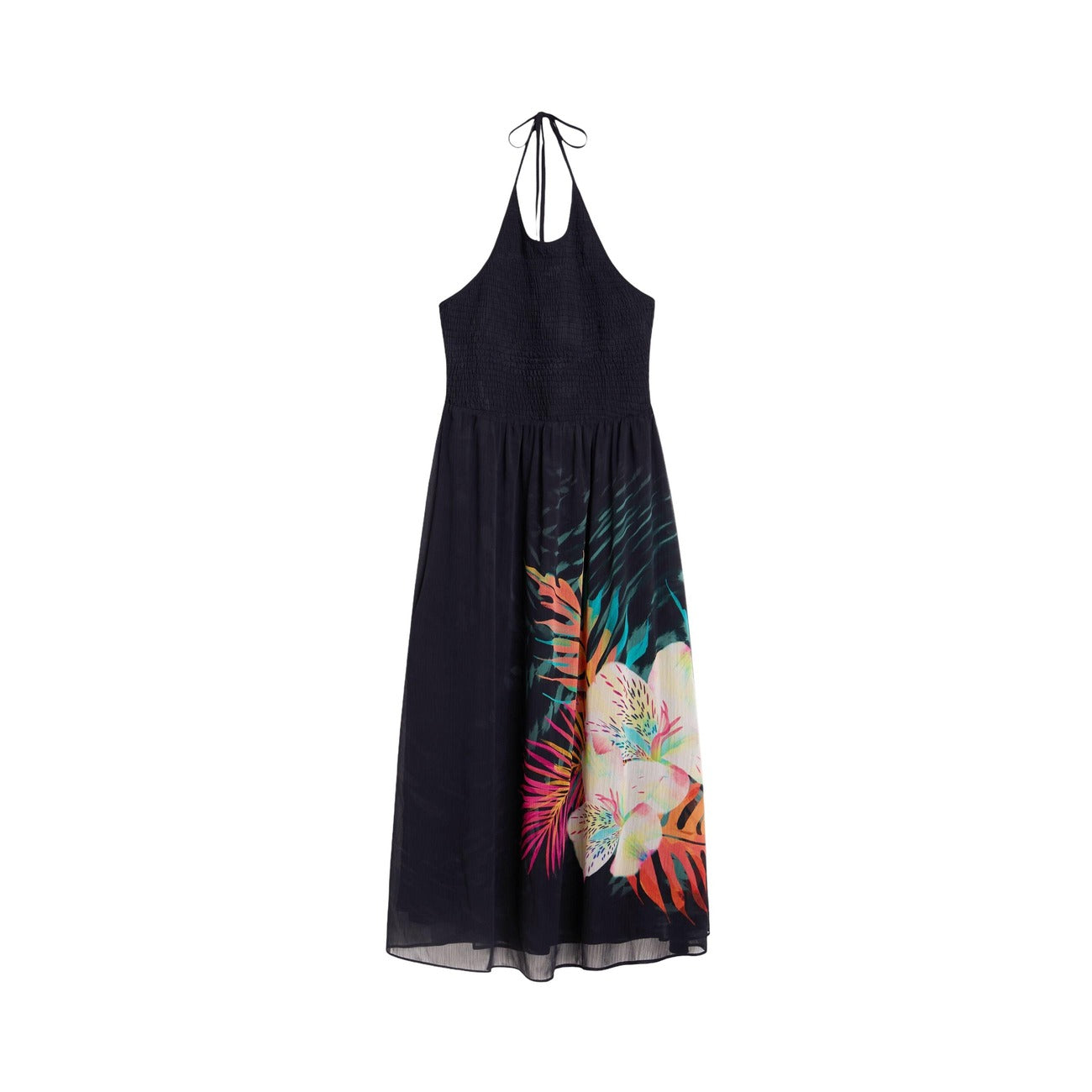 Desigual Epaullet Jurk Dames Zwart
