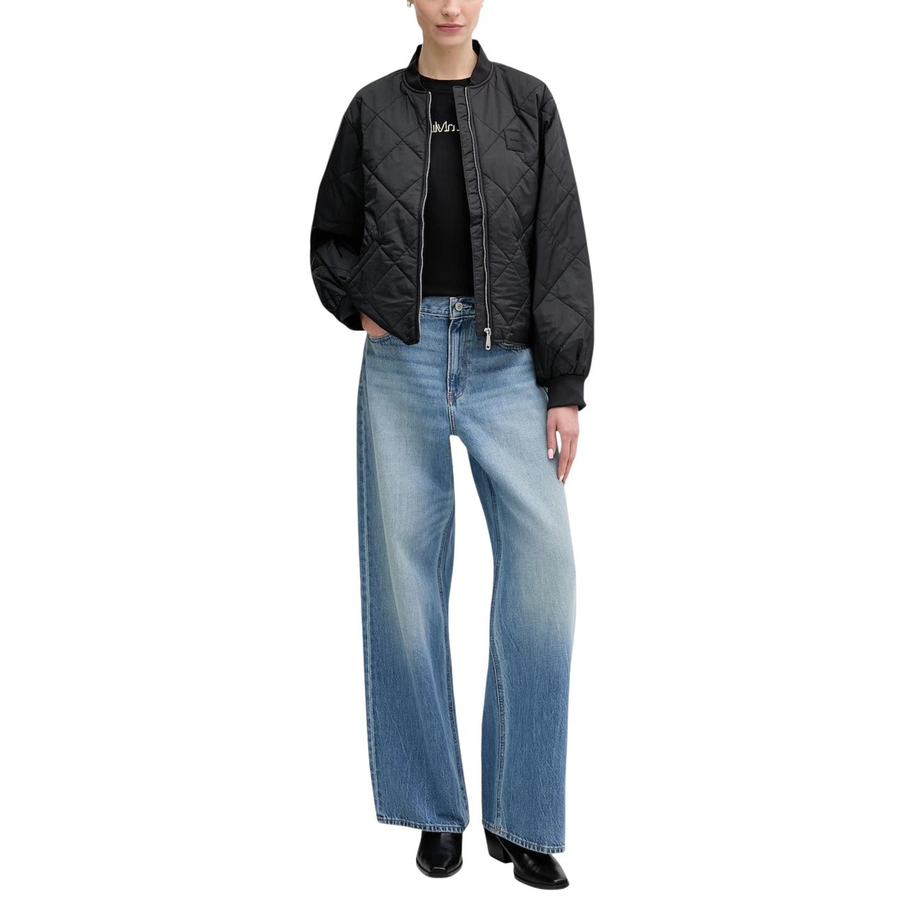 Calvin Klein Jeans T-shirt Dames Zwart