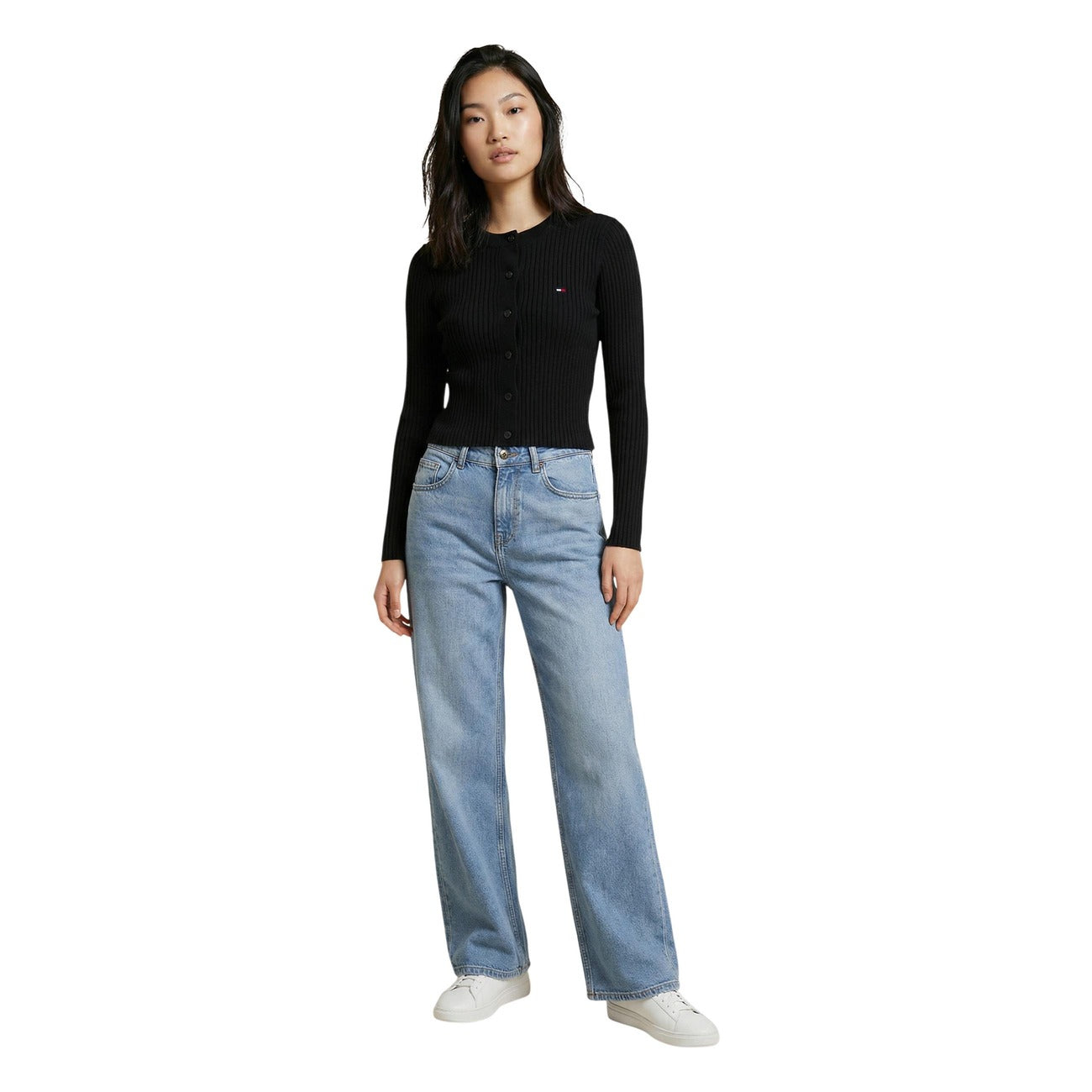 Tommy Hilfiger Jeans Cardigan Dames Zwart