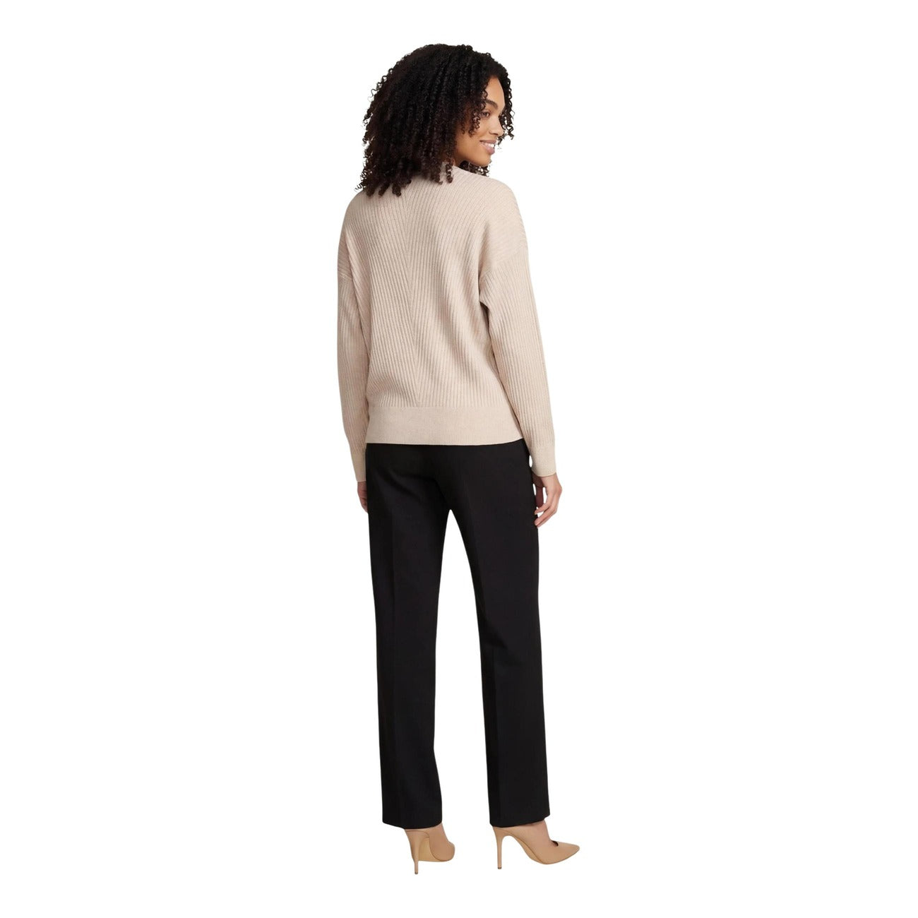 Liu Jo V-hals Trui Dames Beige