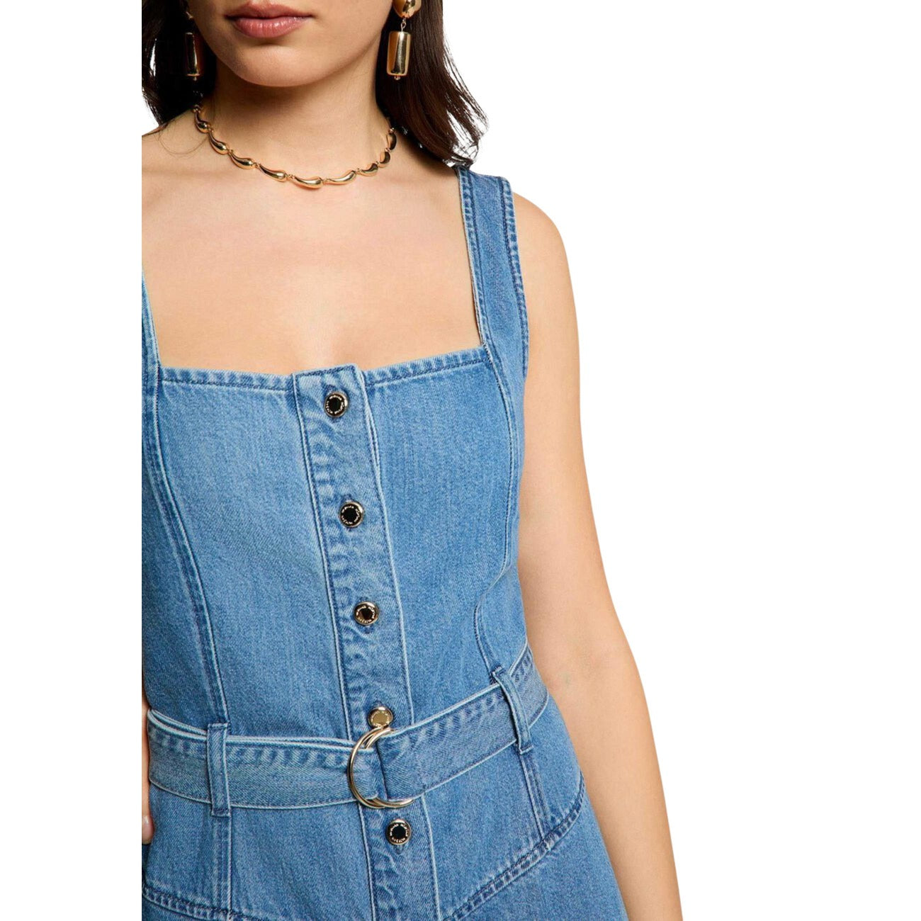 Morgan De Toi Jurk Dames Blauw