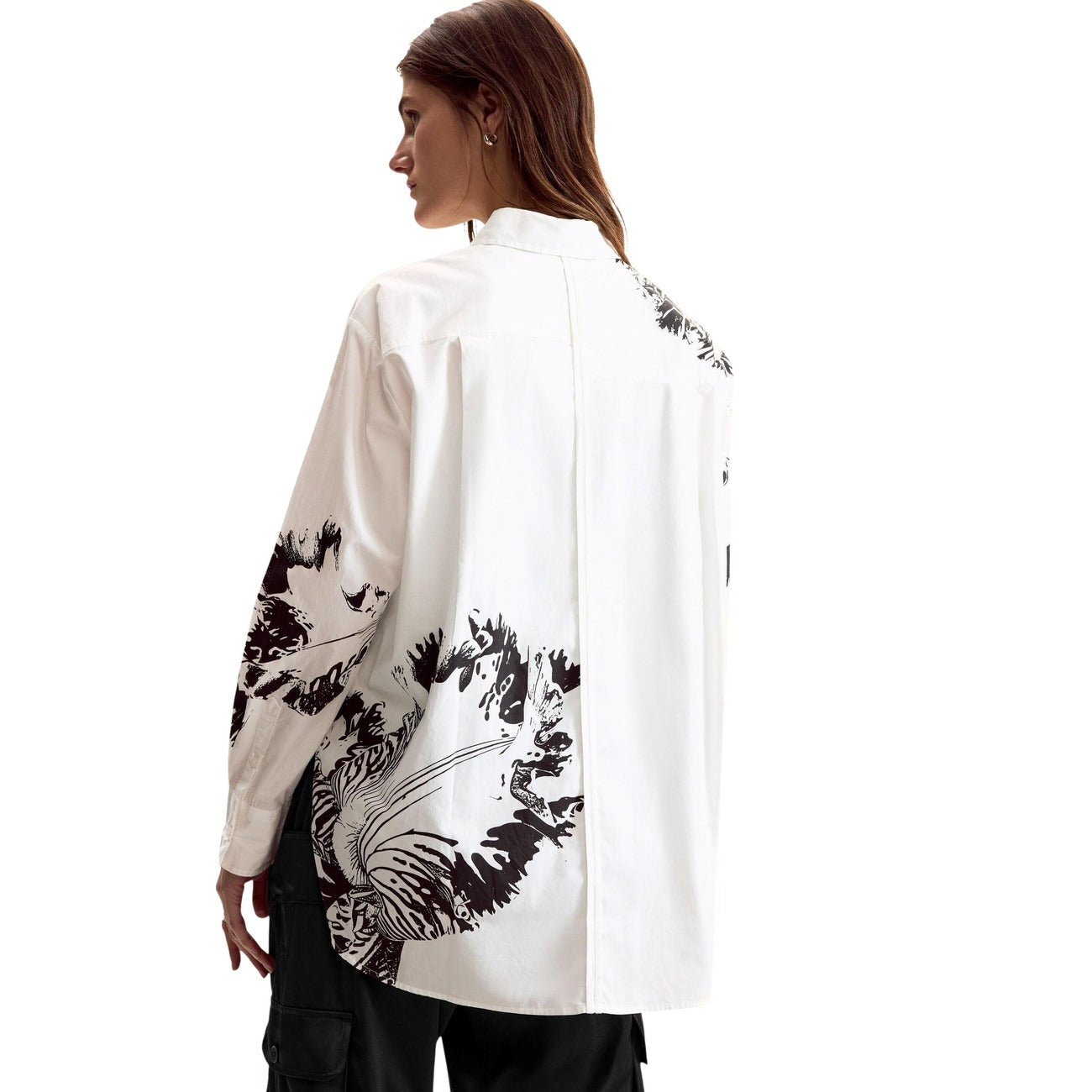 Desigual Shirt Dames Wit Print