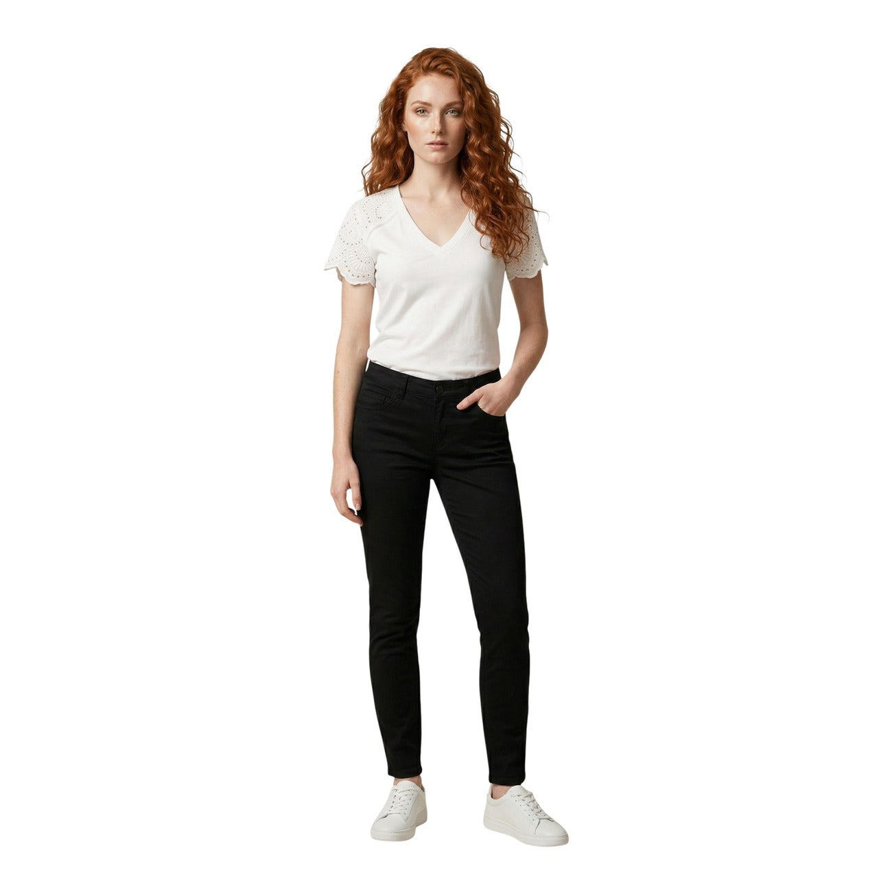 Morgan De Toi T-shirt Dames Wit