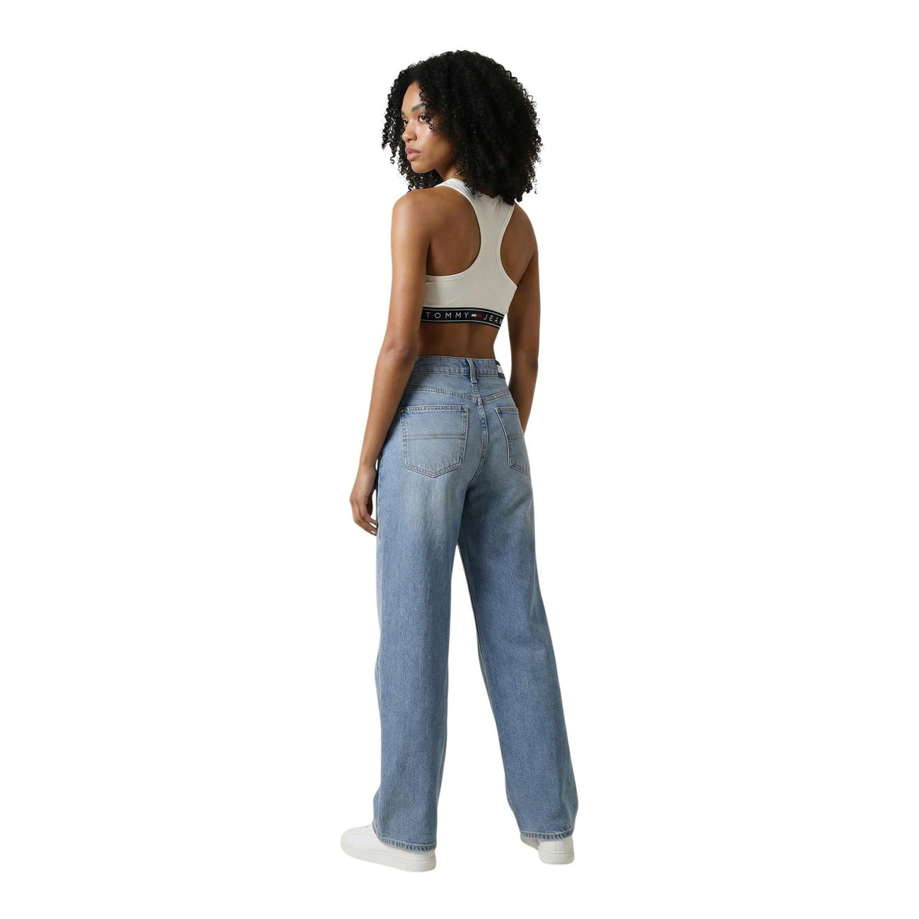 Tommy Hilfiger Jeans Mouwloze Top Dames Wit