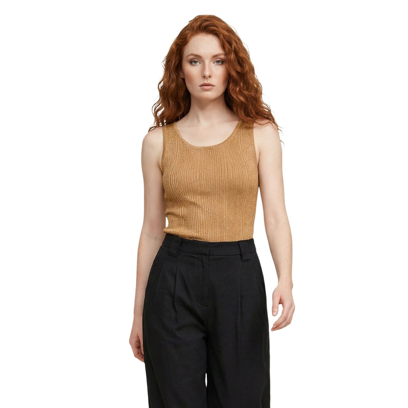 Only Vest Dames Kamelenhaar