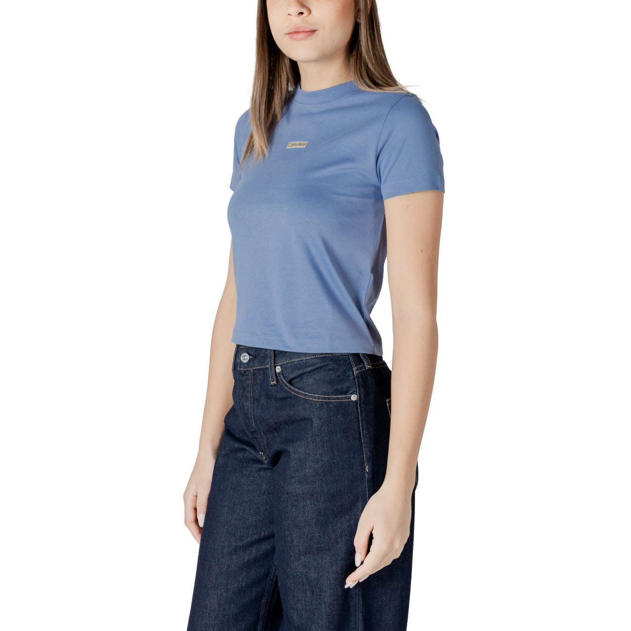 Calvin Klein Jeans T-shirt Dames Lichtblauw