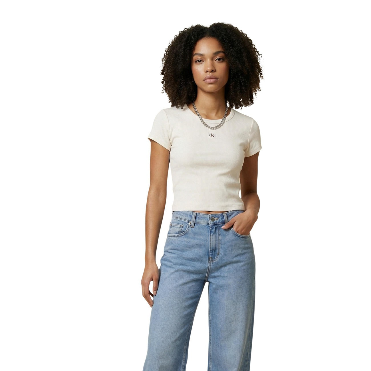 Calvin Klein Jeans T-shirt Dames Zwart