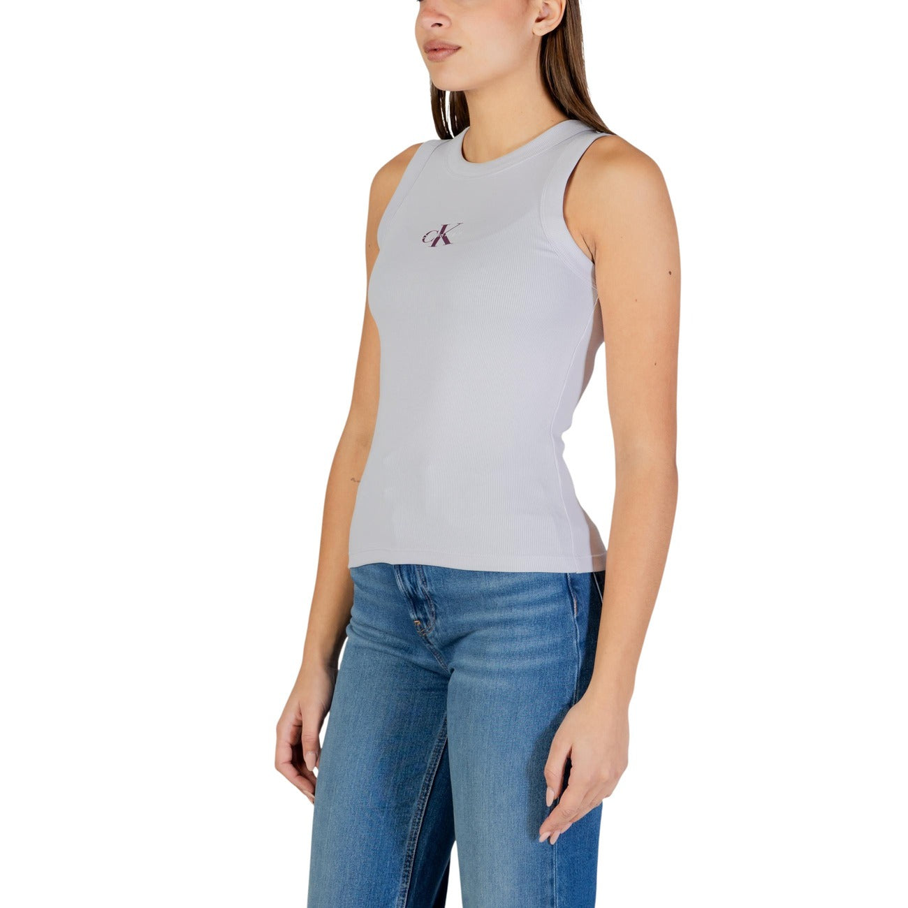 Calvin Klein Jeans Tanktop Dames Lila