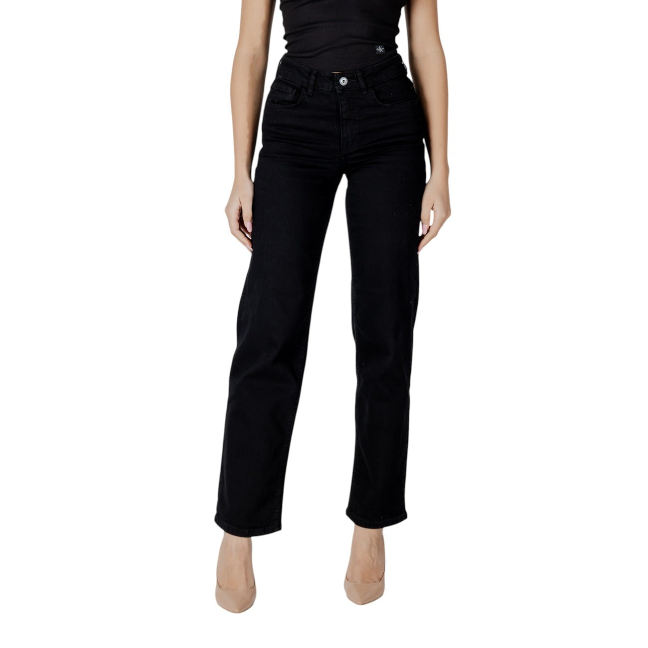 Ichi Jeans Dames Zwart