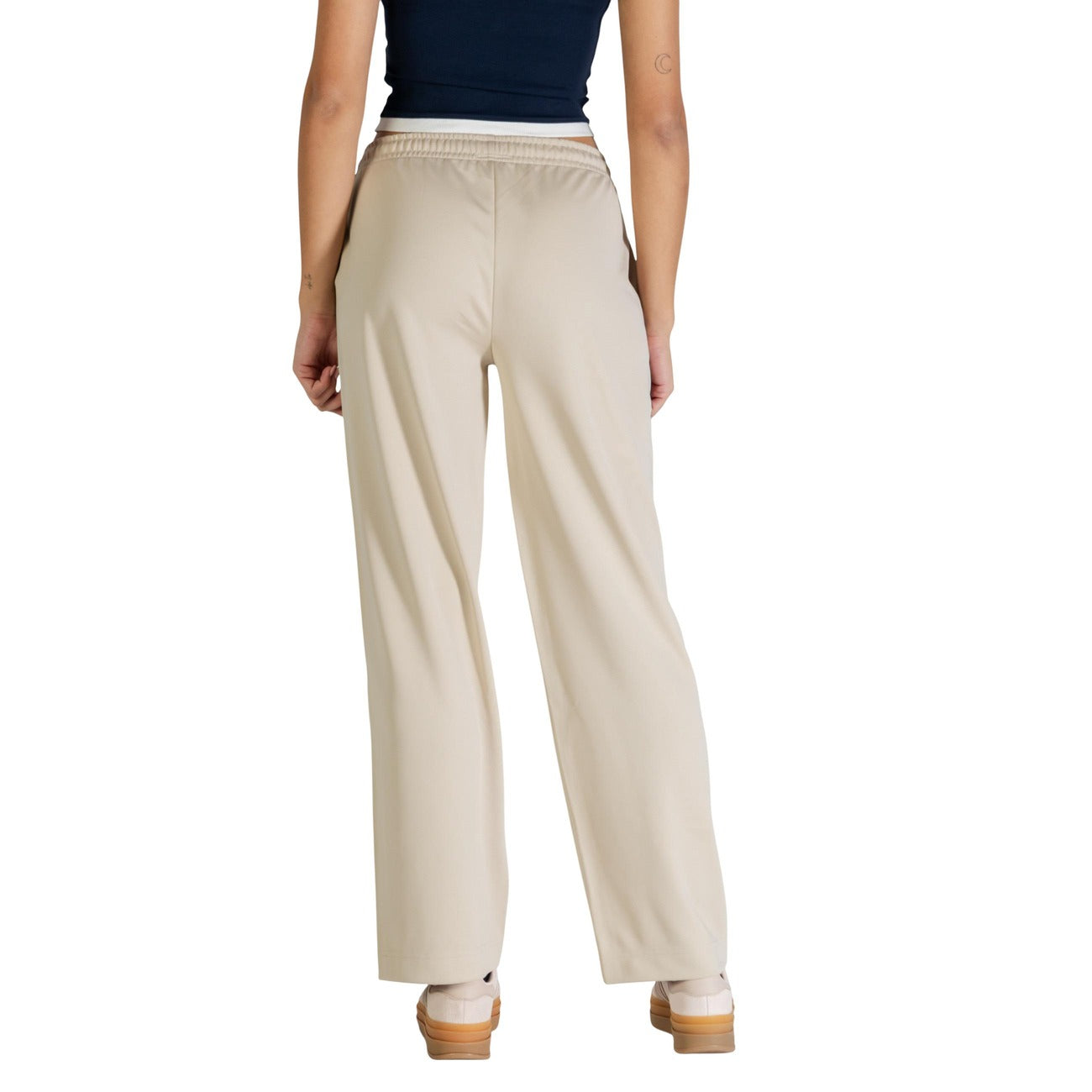 Tommy Hilfiger Jeans Broek Dames Zwart Beige