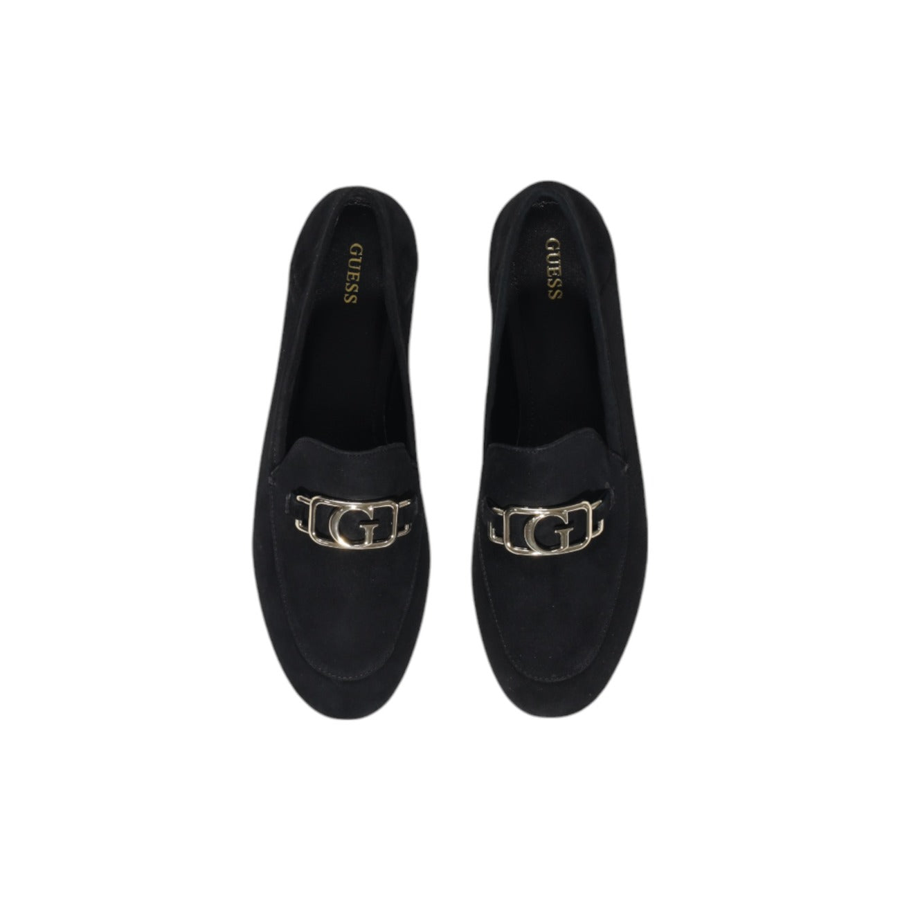 Guess Mocassins Dames Zwart Leer