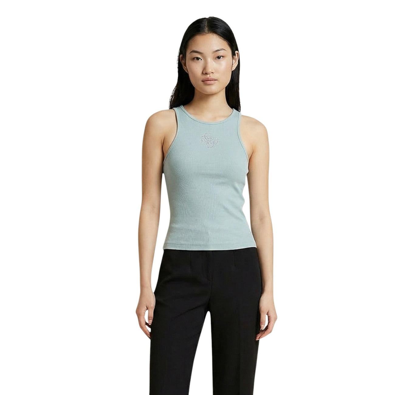Guess Mouwloze Top Dames Zwart