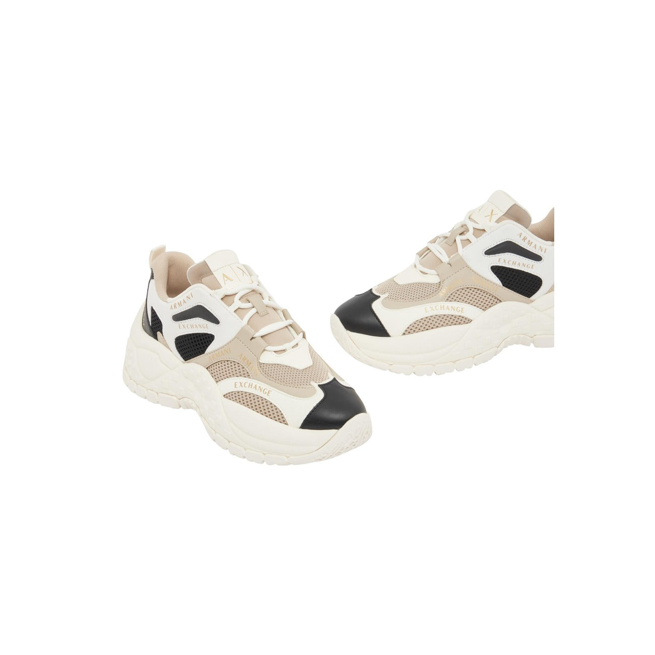 Armani Exchange Sneakers Dames Beige
