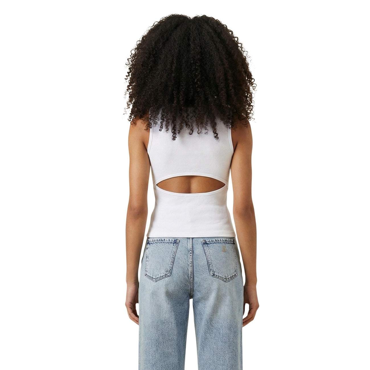 Calvin Klein Jeans Mouwloze Top Dames Wit