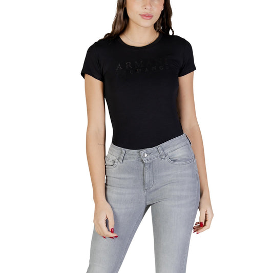 Armani Exchange Print T-shirt Dames Wit
