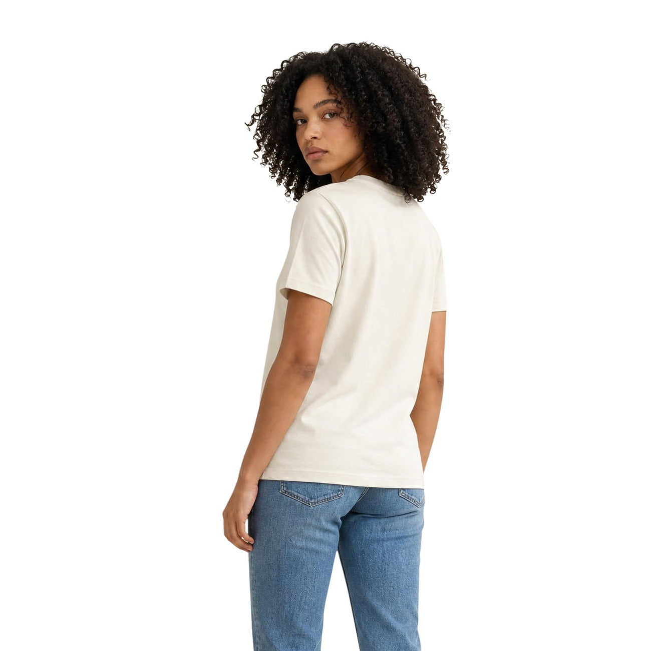 Calvin Klein Jeans T-shirt Dames Wit