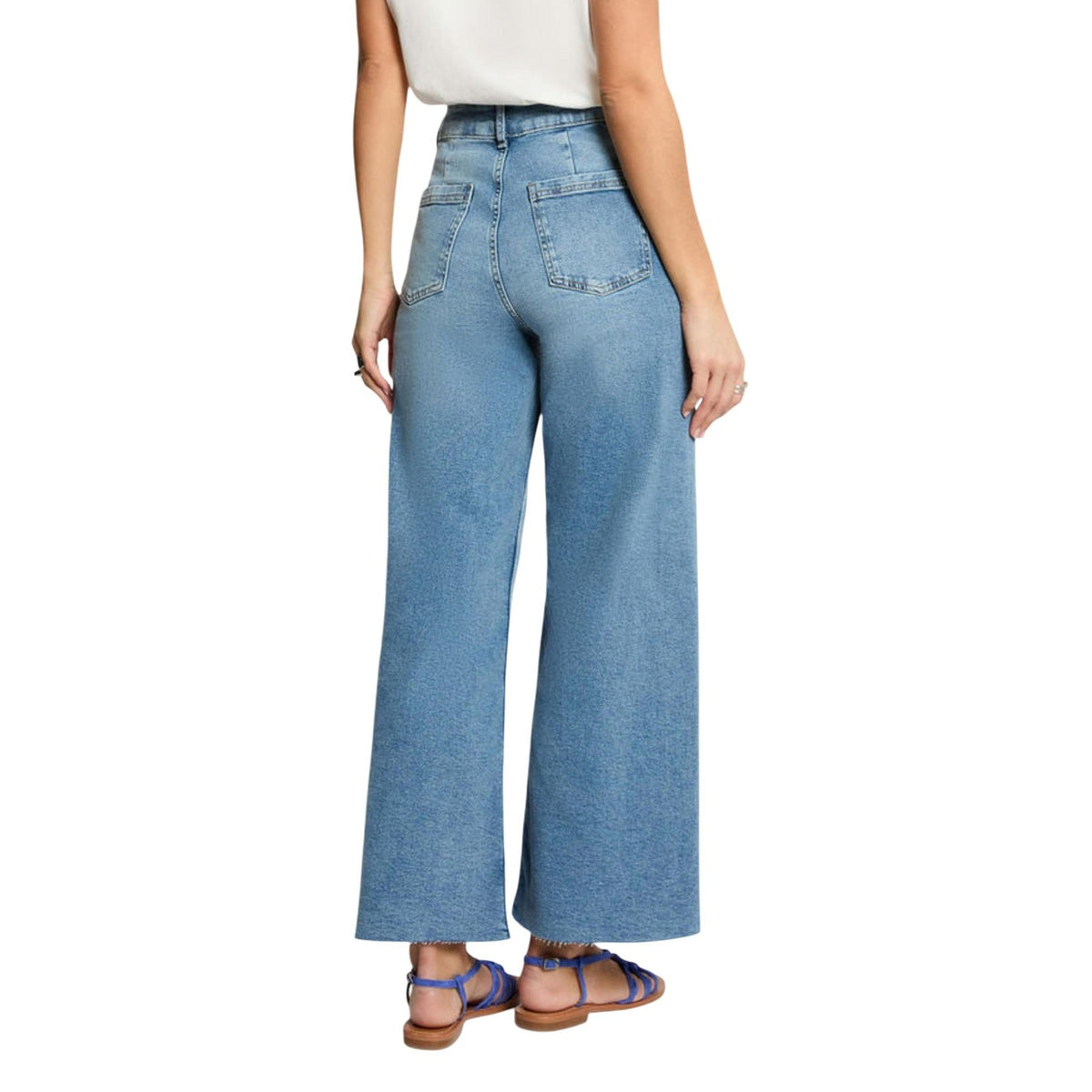 Morgan De Toi Gesleten Jeans Dames Lichtblauw