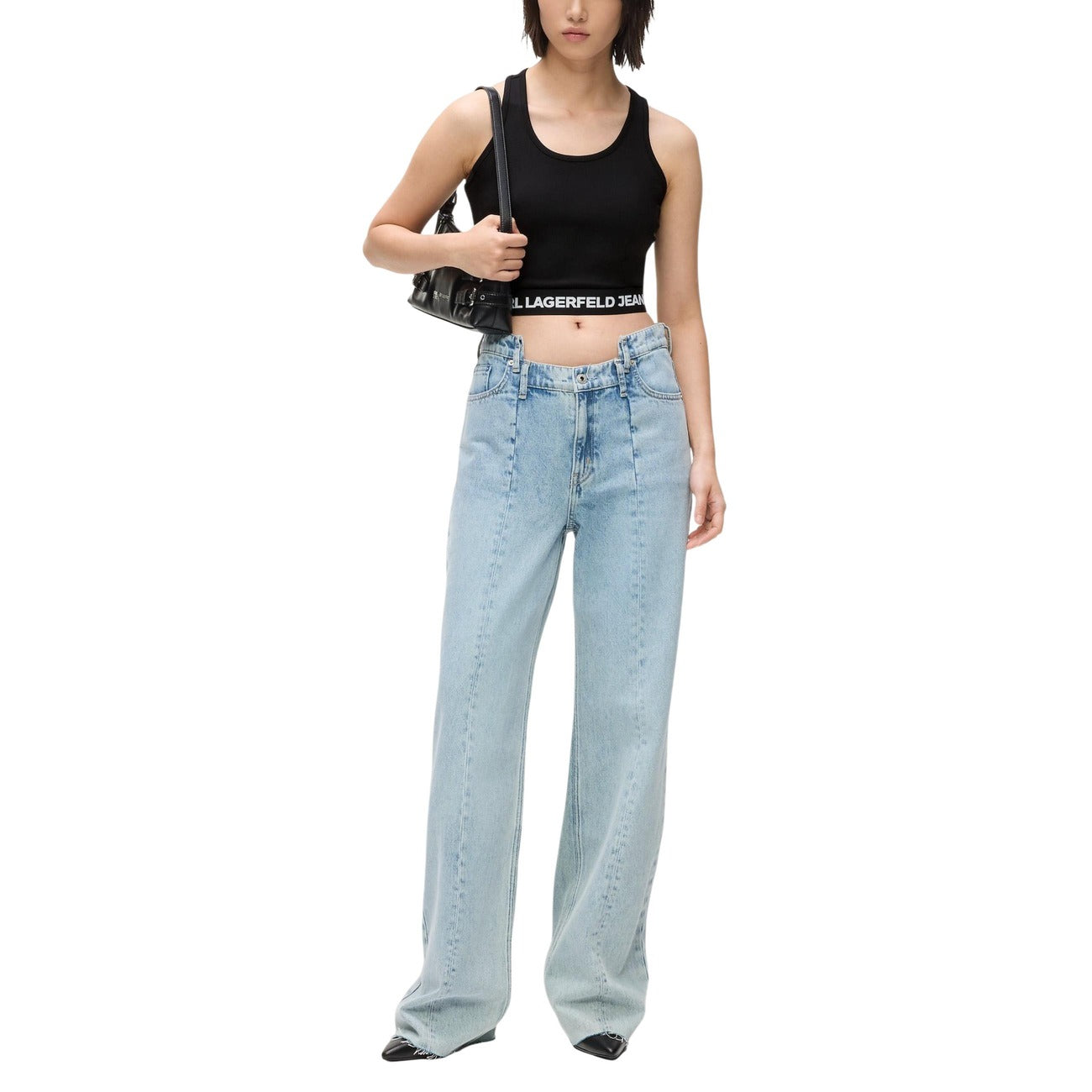 Karl Lagerfeld Jeans Mouwloze Top Dames Zwart