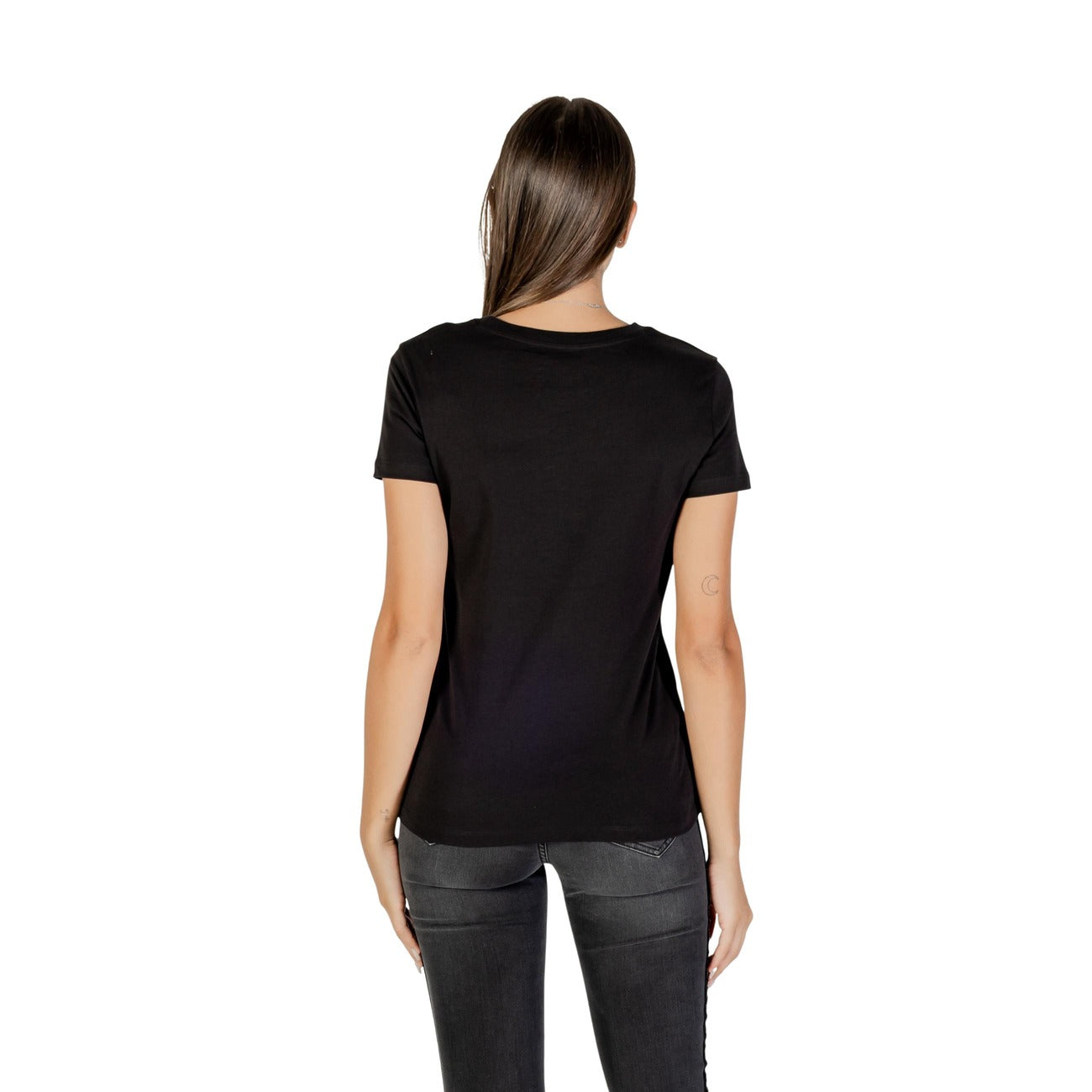 Armani Exchange T-shirt Dames Zwart