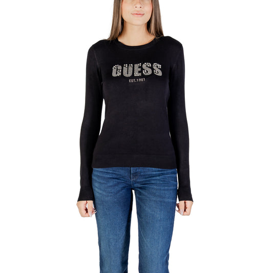 Guess Strass Print Trui Dames Zwart